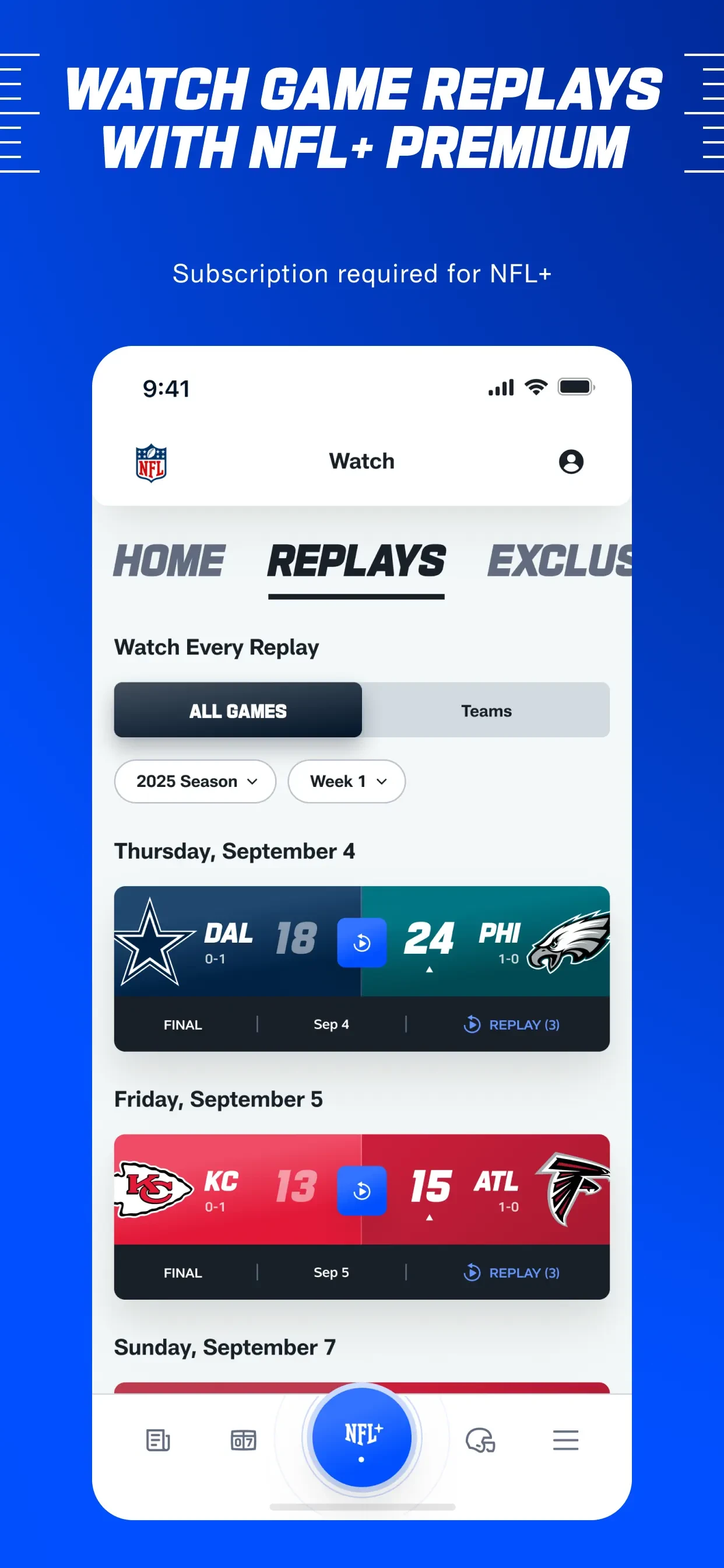 NFL app store screenshot 5 — Unknown (iOS)