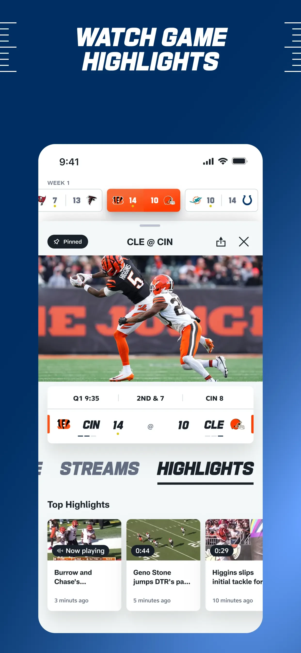 NFL app store screenshot 6 — Unknown (iOS)