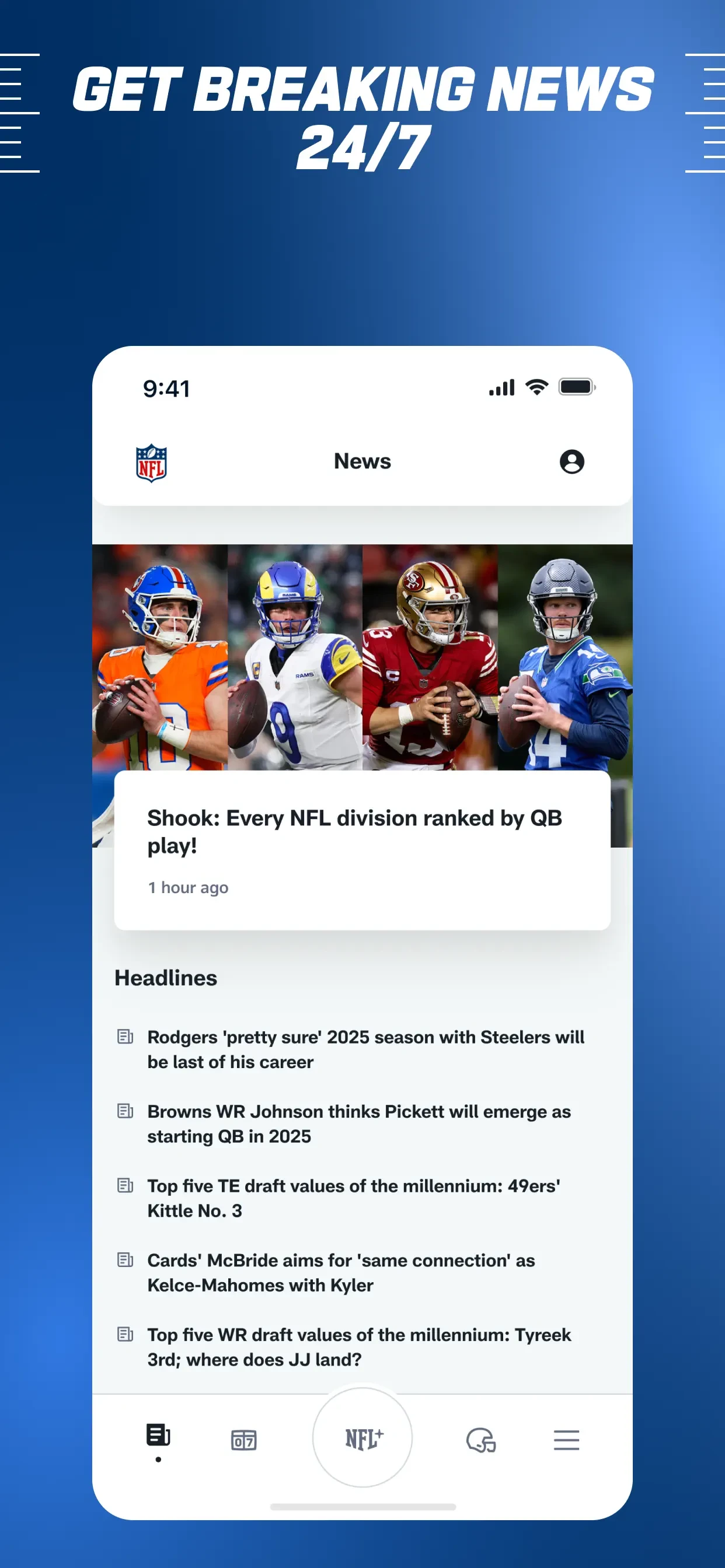 NFL app store screenshot 7 — Unknown (iOS)