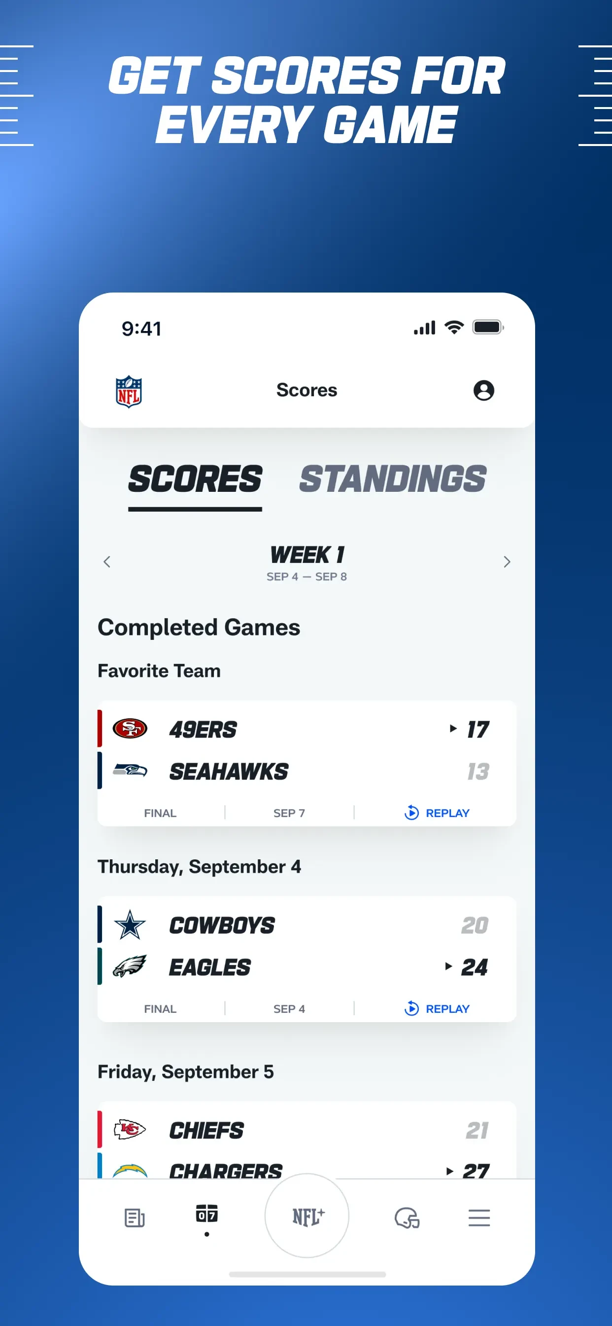 NFL app store screenshot 8 — Unknown (iOS)