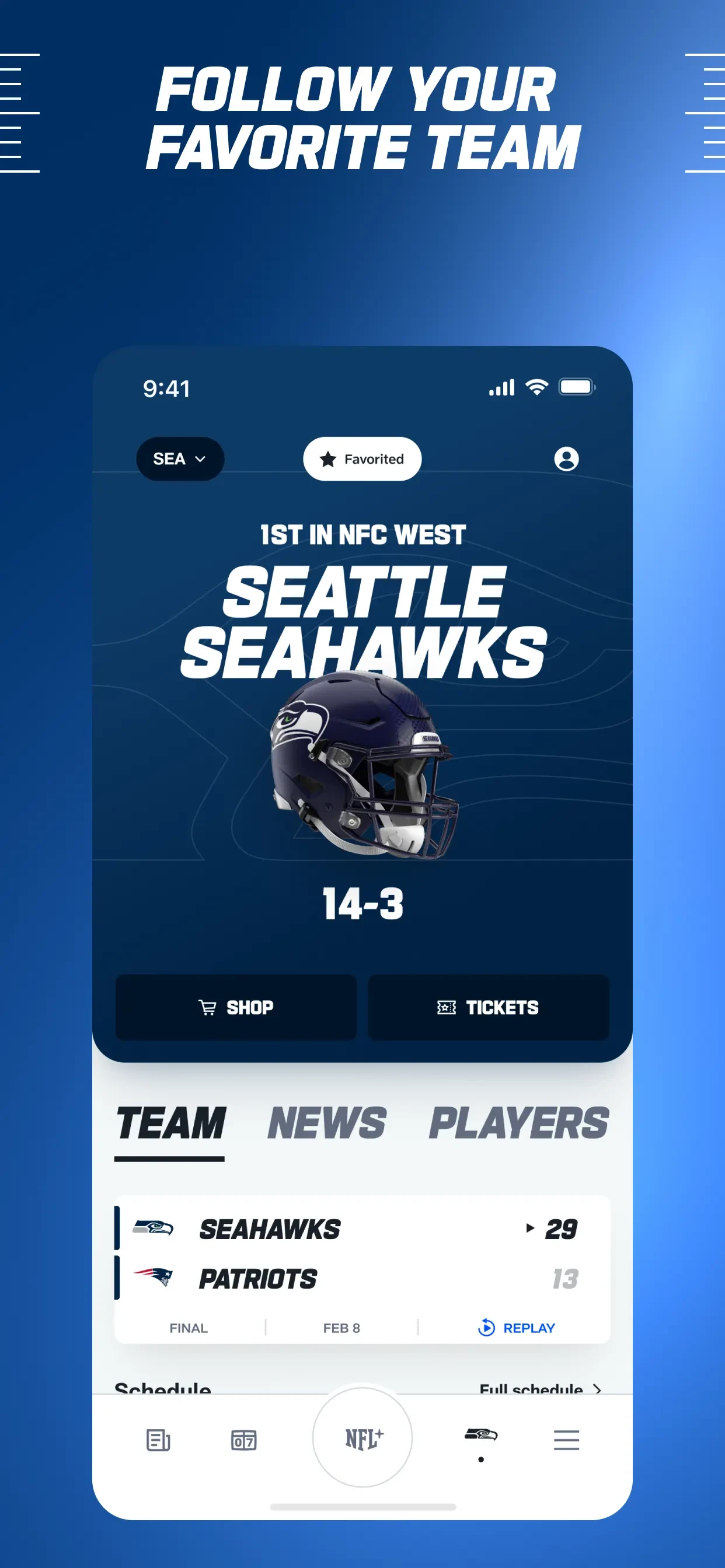 NFL app store screenshot 9 — Unknown (iOS)