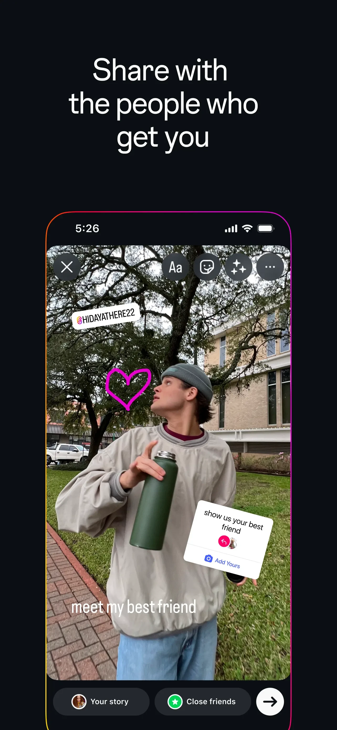 Instagram app store screenshot 3 — Photo & Video (iOS)