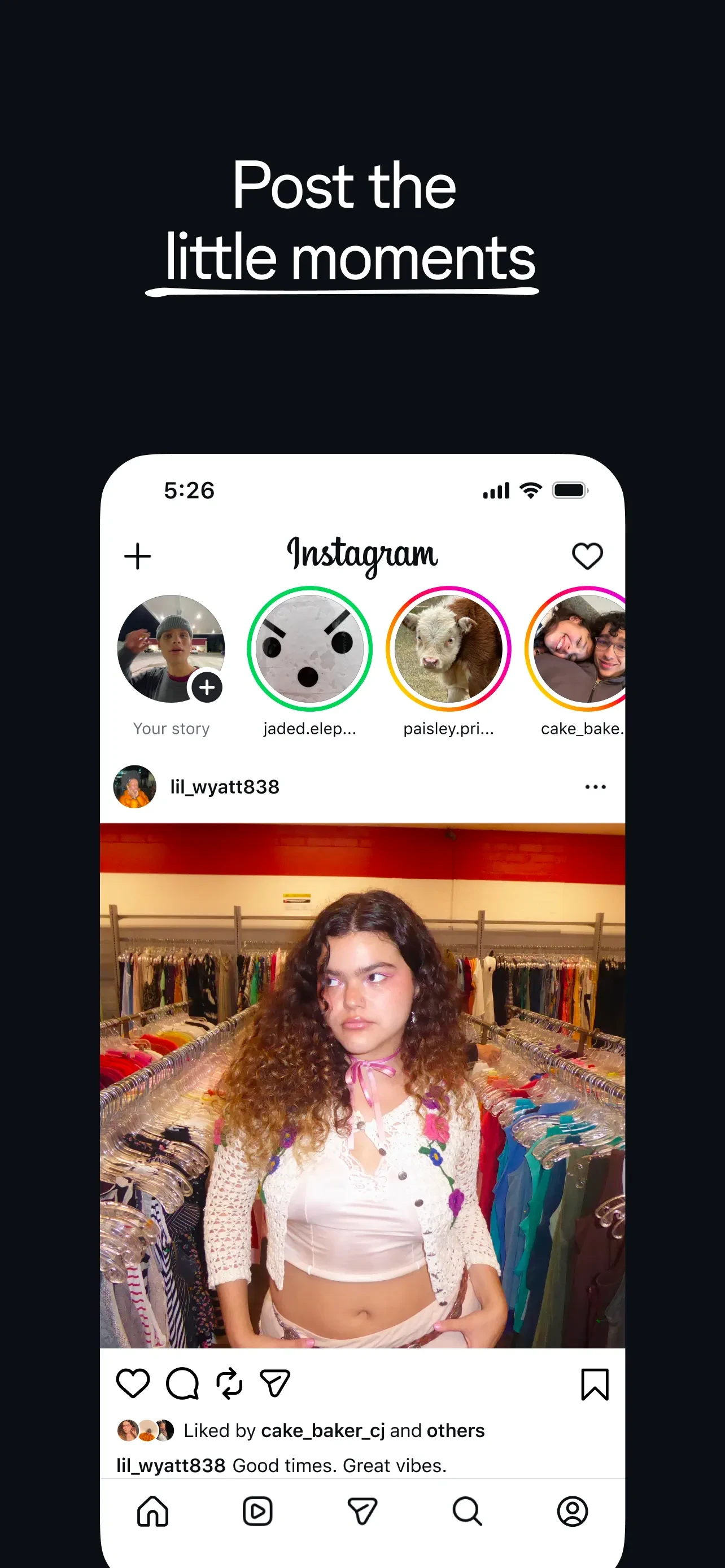 Instagram app store screenshot 5 — Photo & Video (iOS)
