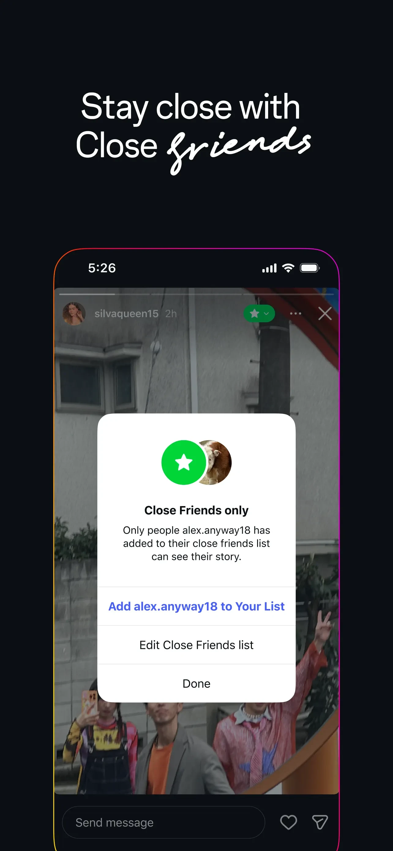 Instagram app store screenshot 6 — Photo & Video (iOS)