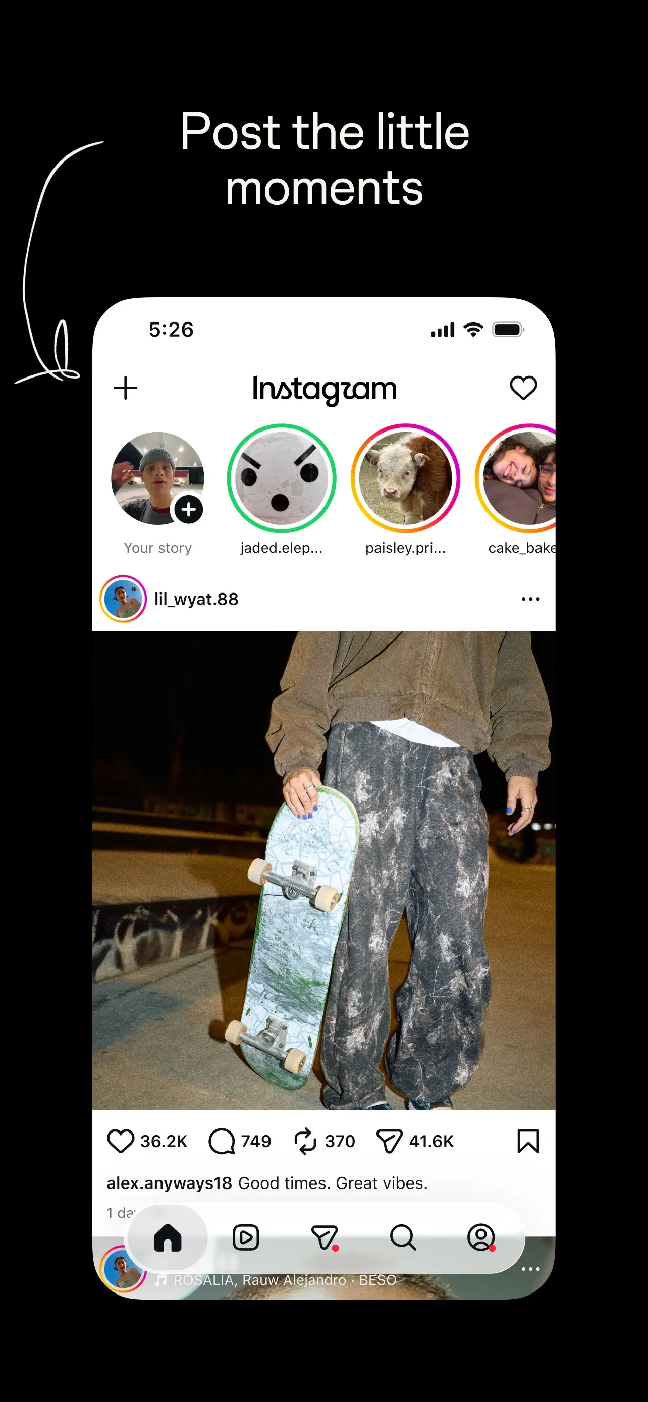 Instagram app store screenshot 5 — Photo & Video (iOS)