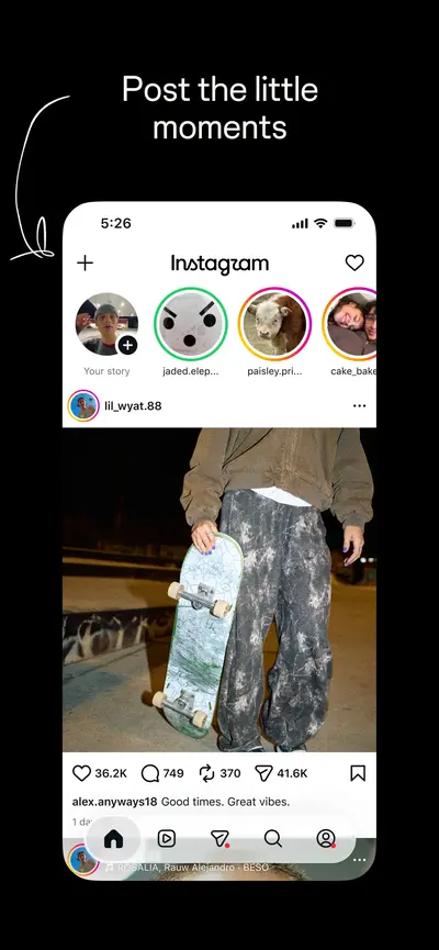 Instagram app store screenshot 5 — Photo & Video (iOS)