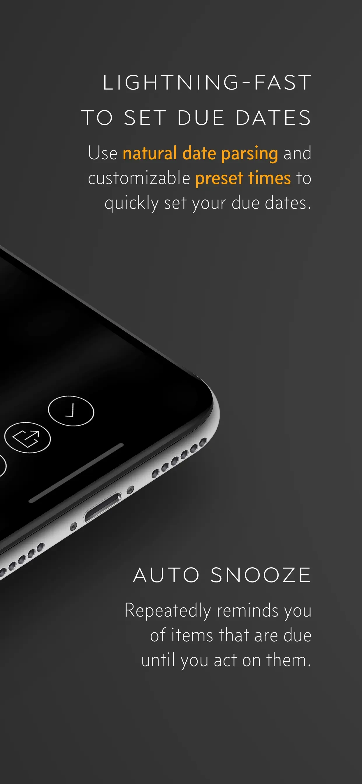 Due - Reminders & Timers app store screenshot 4 — Productivity (iOS)