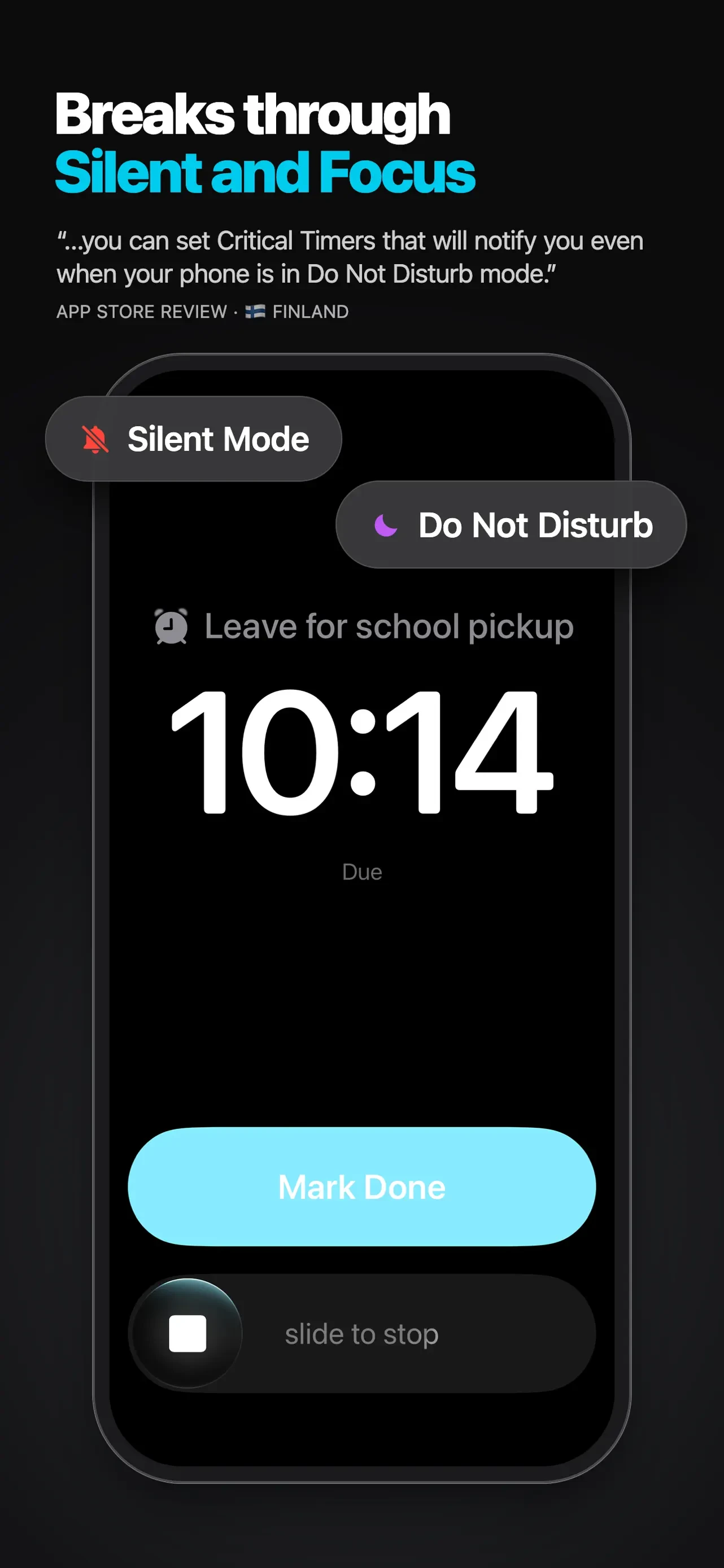 Due - Reminders & Timers app store screenshot 5 — Productivity (iOS)
