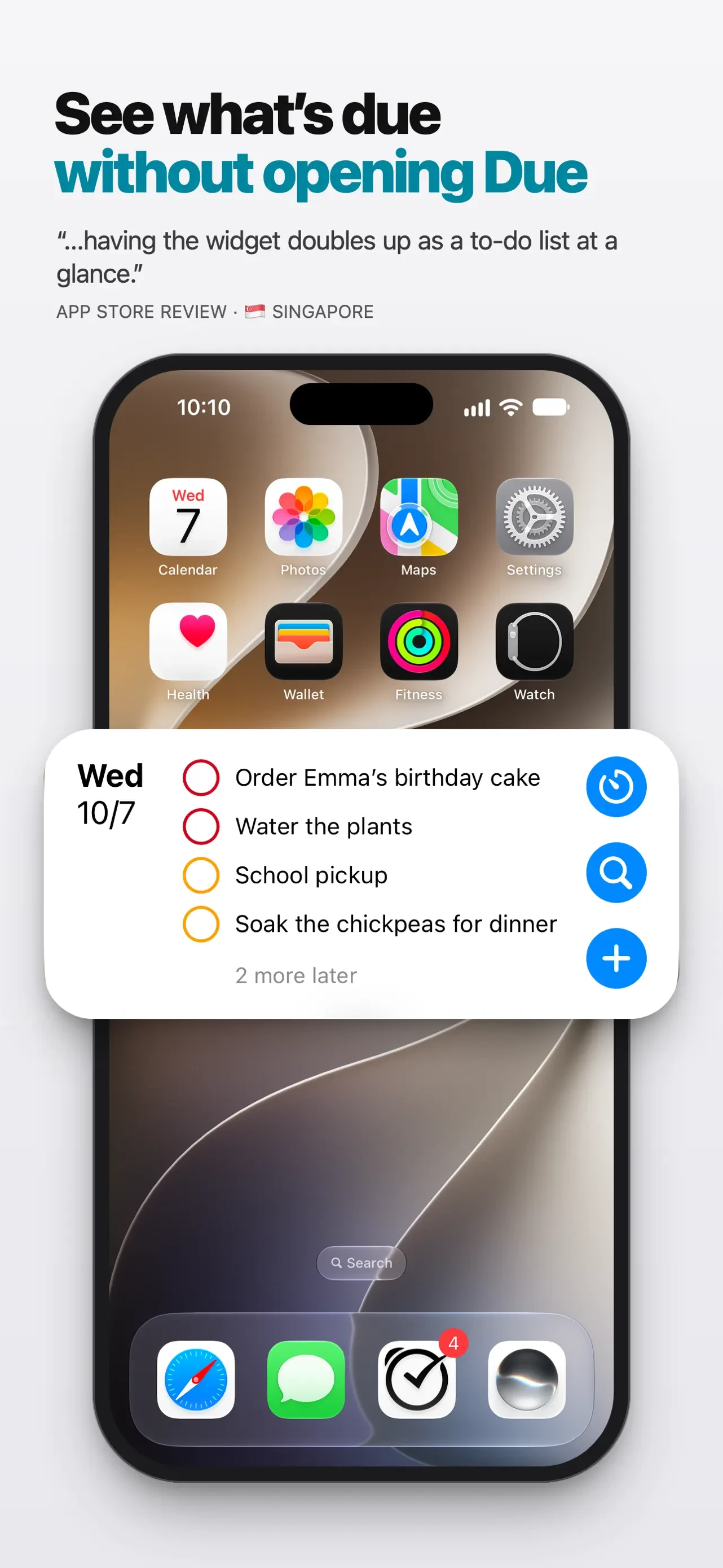 Due - Reminders & Timers app store screenshot 8 — Productivity (iOS)
