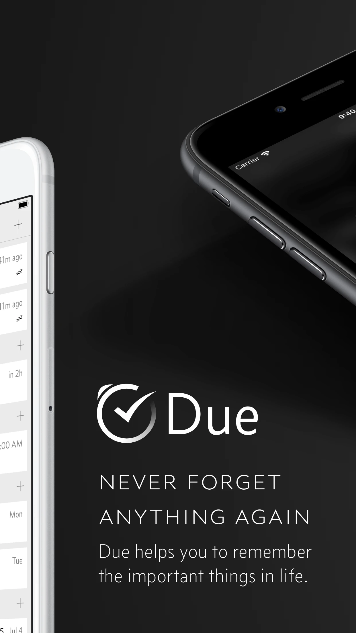 Due - Reminders & Timers app store screenshot 2 — Productivity (iOS)