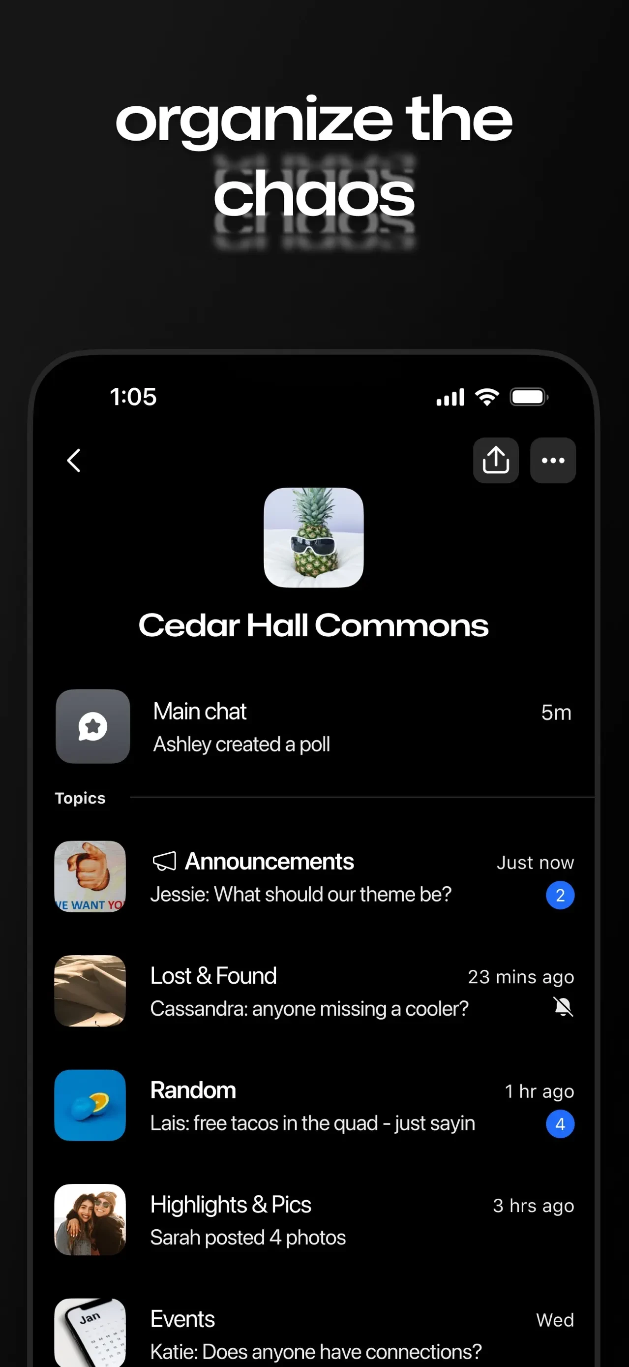 GroupMe app store screenshot 3 — Social Networking (iOS)
