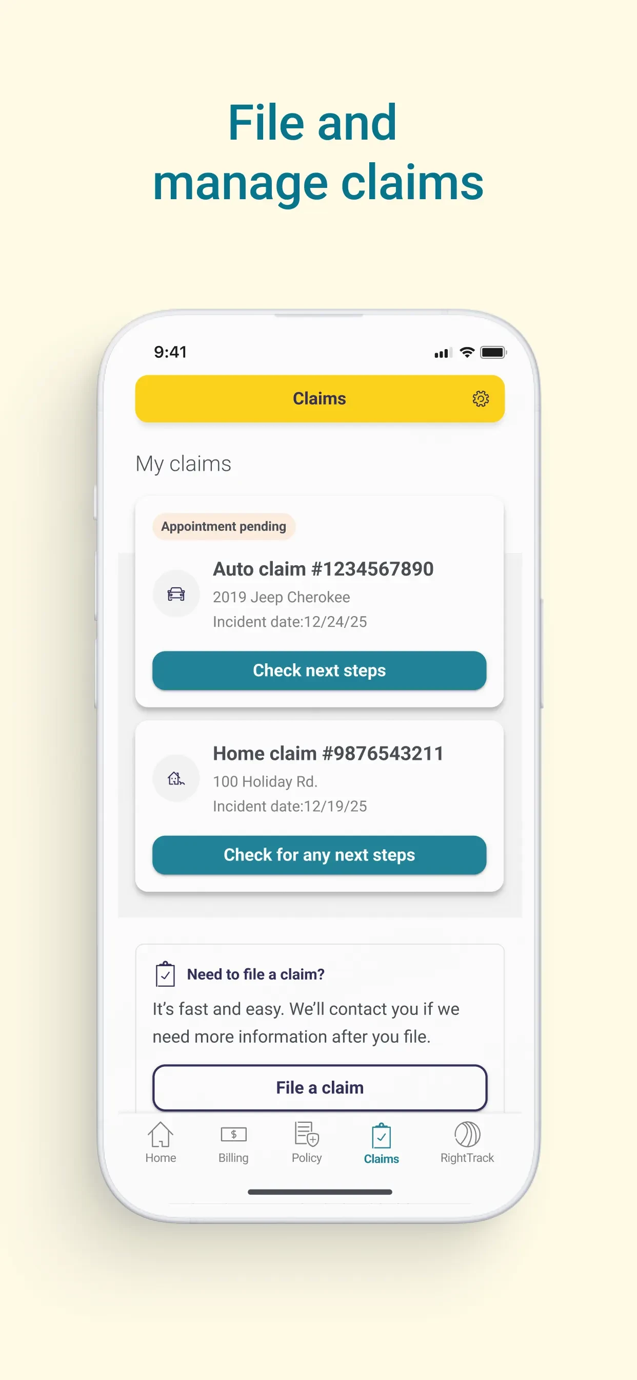 Liberty Mutual Mobile app store screenshot 6 — Finance (iOS)