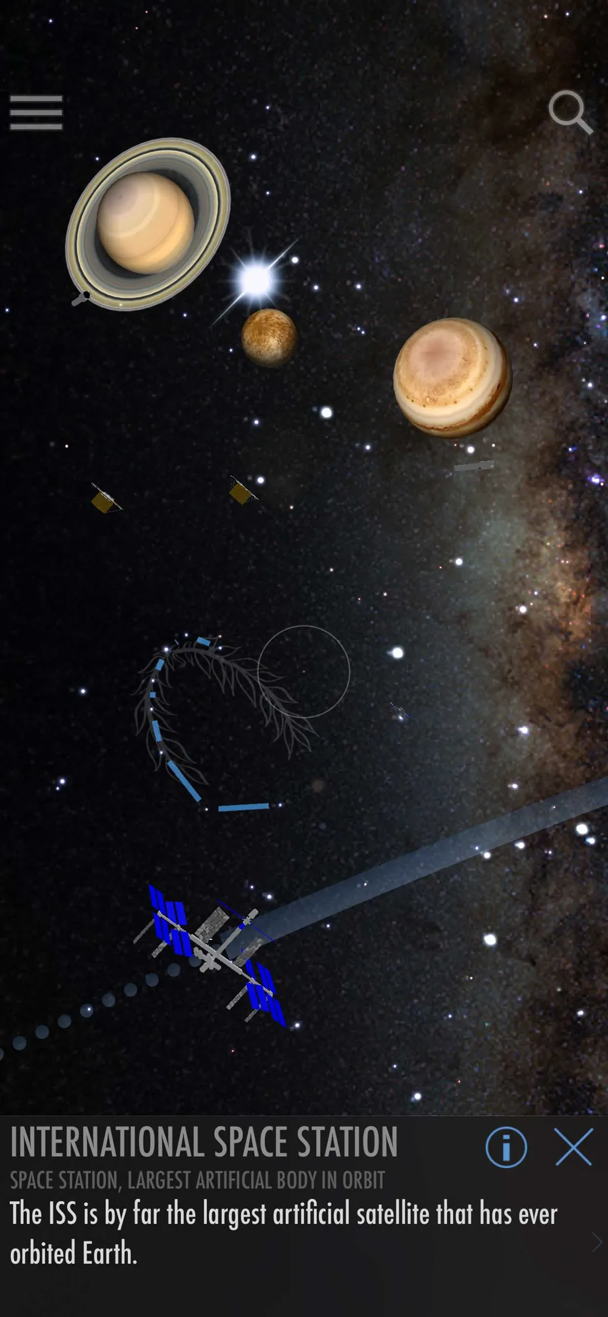 SkyView® app store screenshot 4 — Education (iOS)