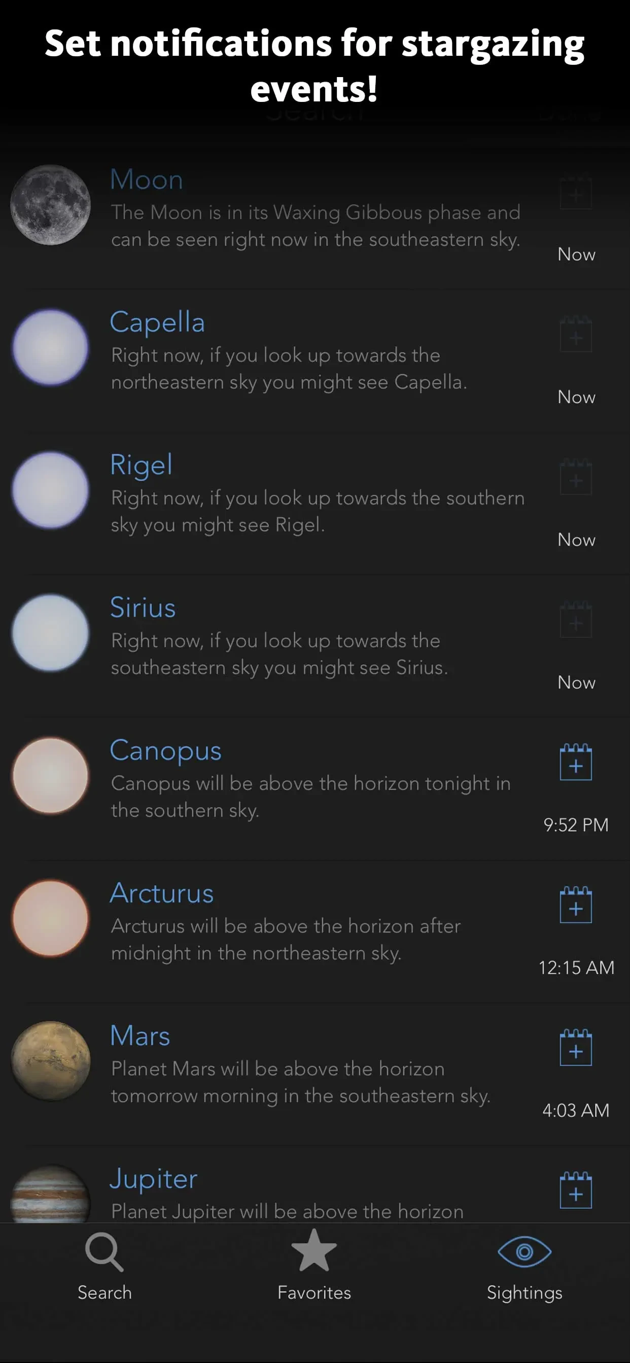 SkyView® app store screenshot 5 — Education (iOS)