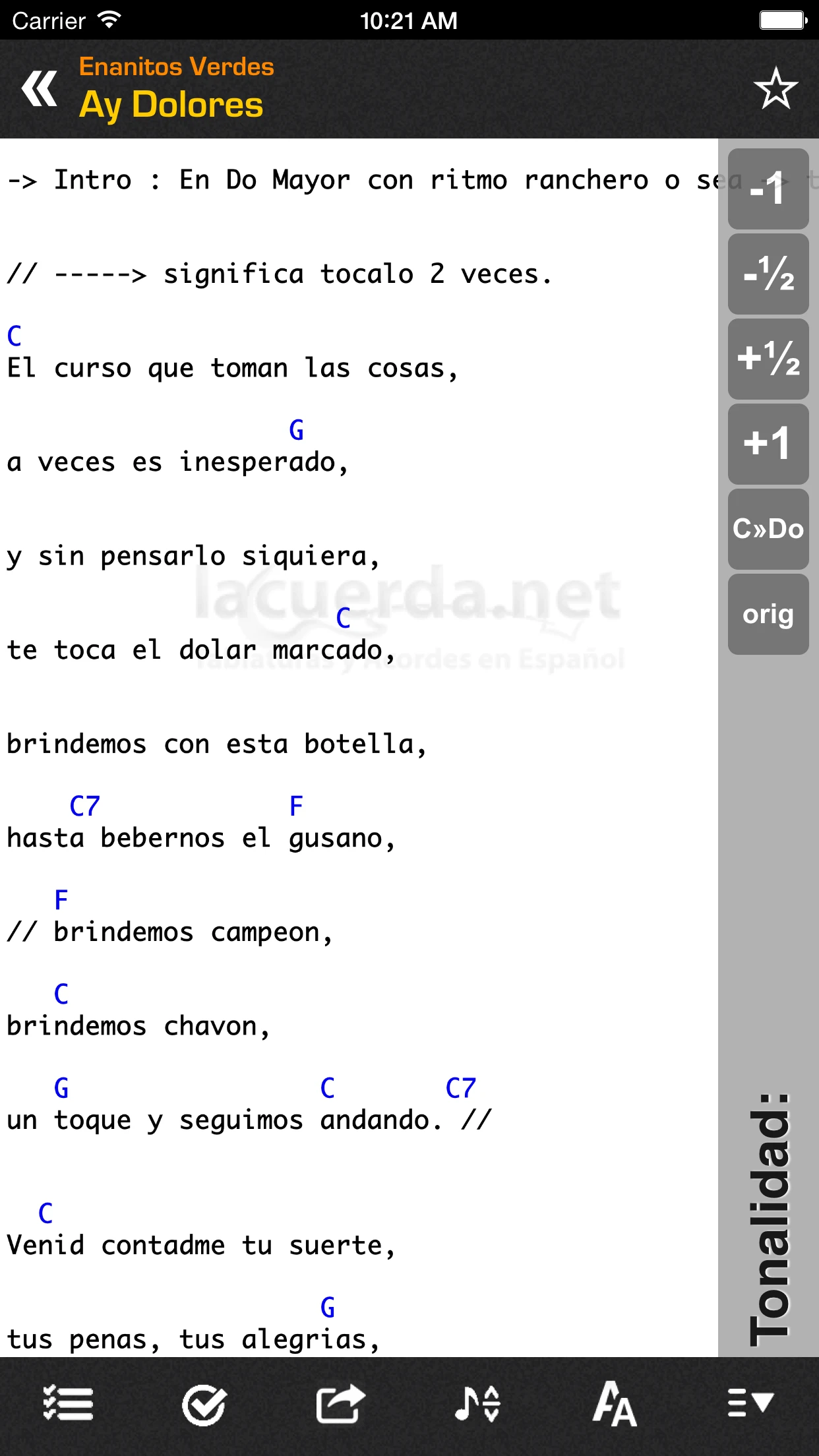 LaCuerda [PRO] app store screenshot 3 — Entertainment (iOS)