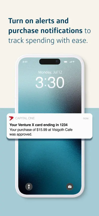 Capital One Mobile app store screenshot 9 — Finance (iOS)
