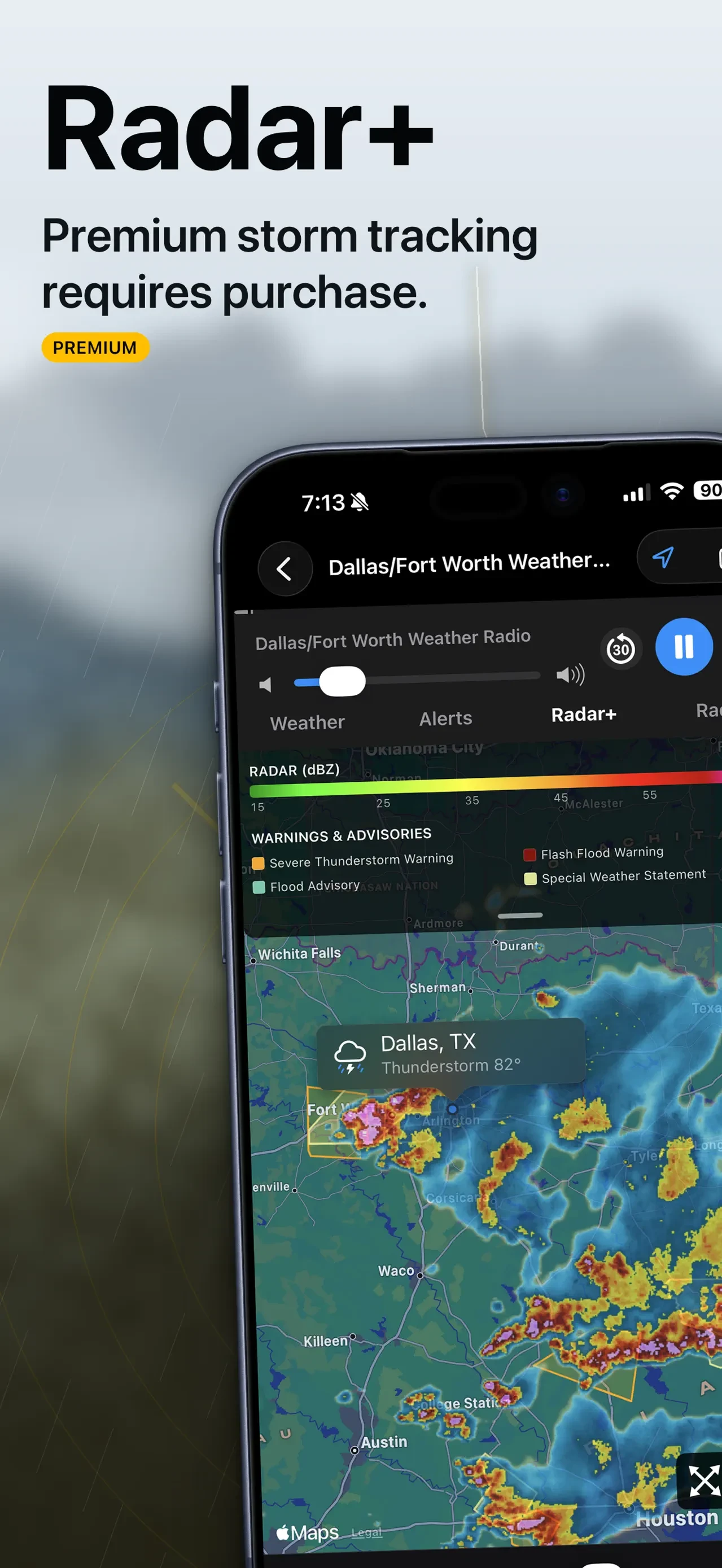 NOAA Weather Radio app store screenshot 2 — Unknown (iOS)