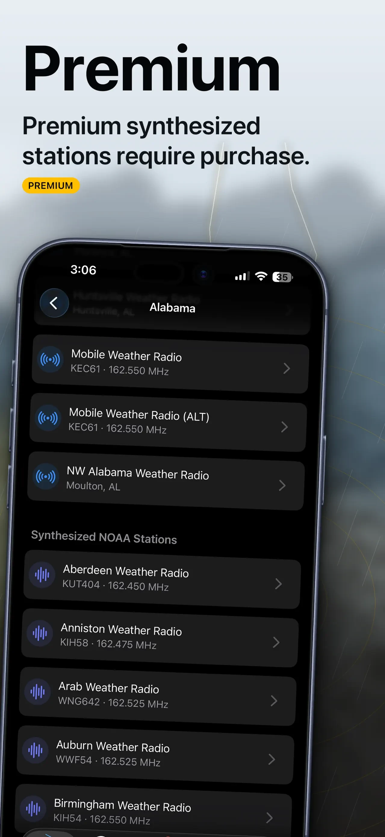 NOAA Weather Radio app store screenshot 8 — Unknown (iOS)