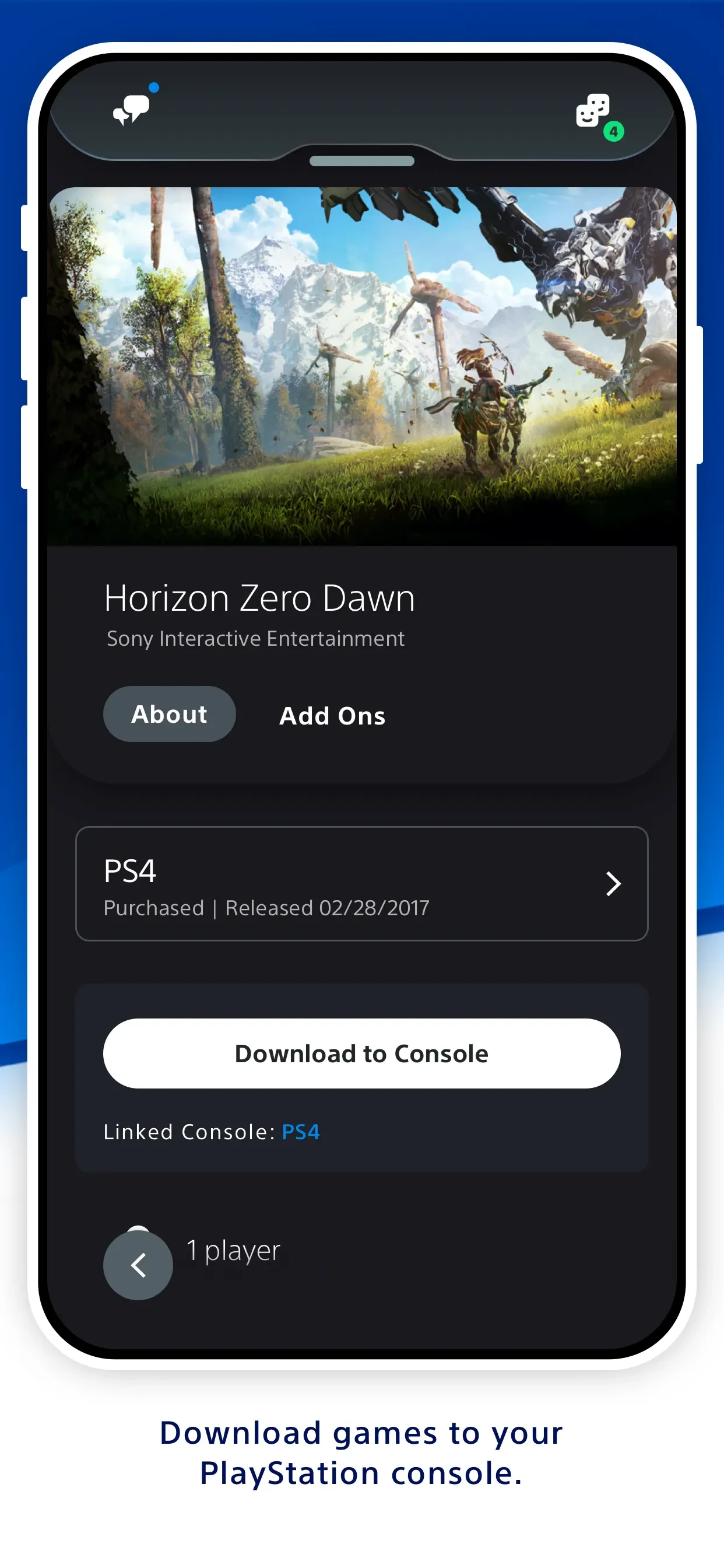 PlayStation App app store screenshot 5 — Unknown (iOS)