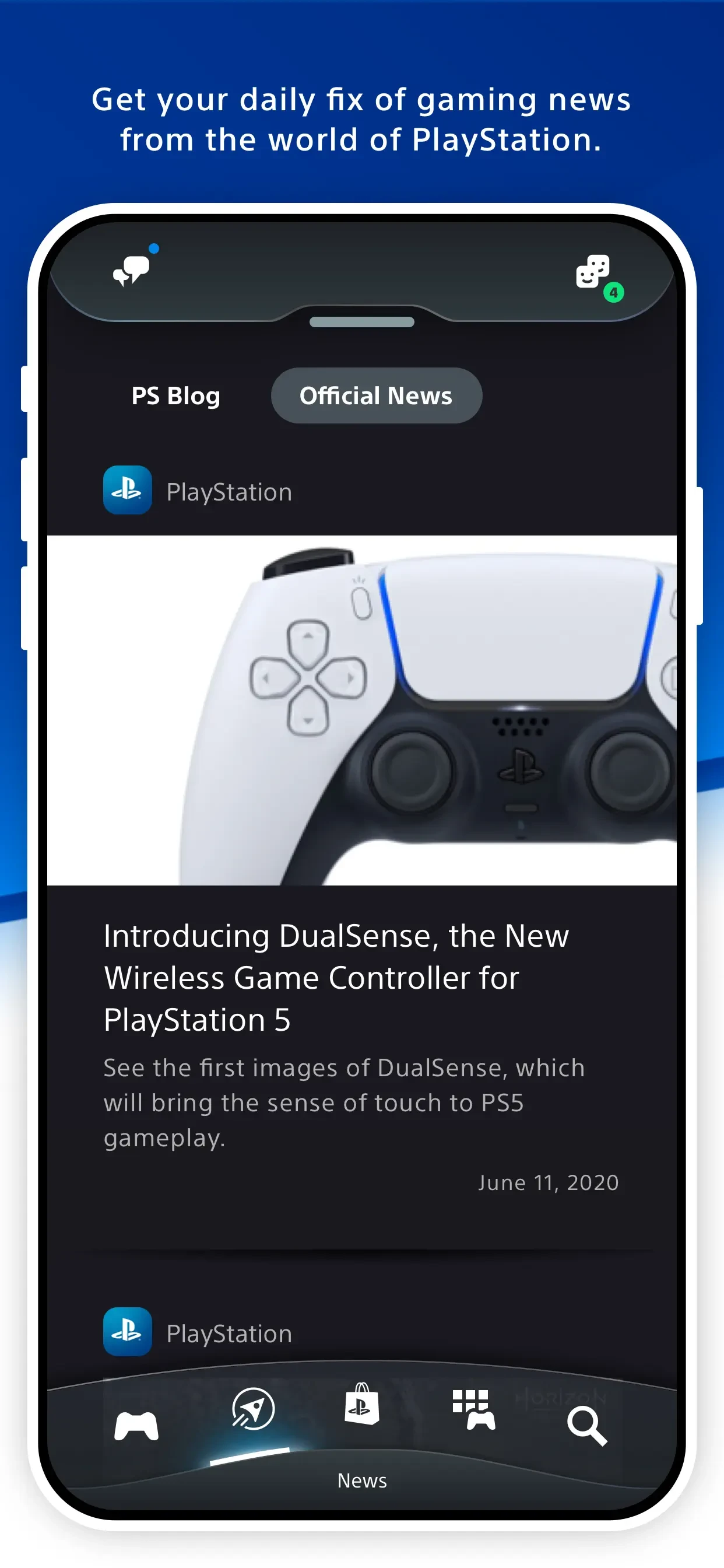 PlayStation App app store screenshot 6 — Unknown (iOS)