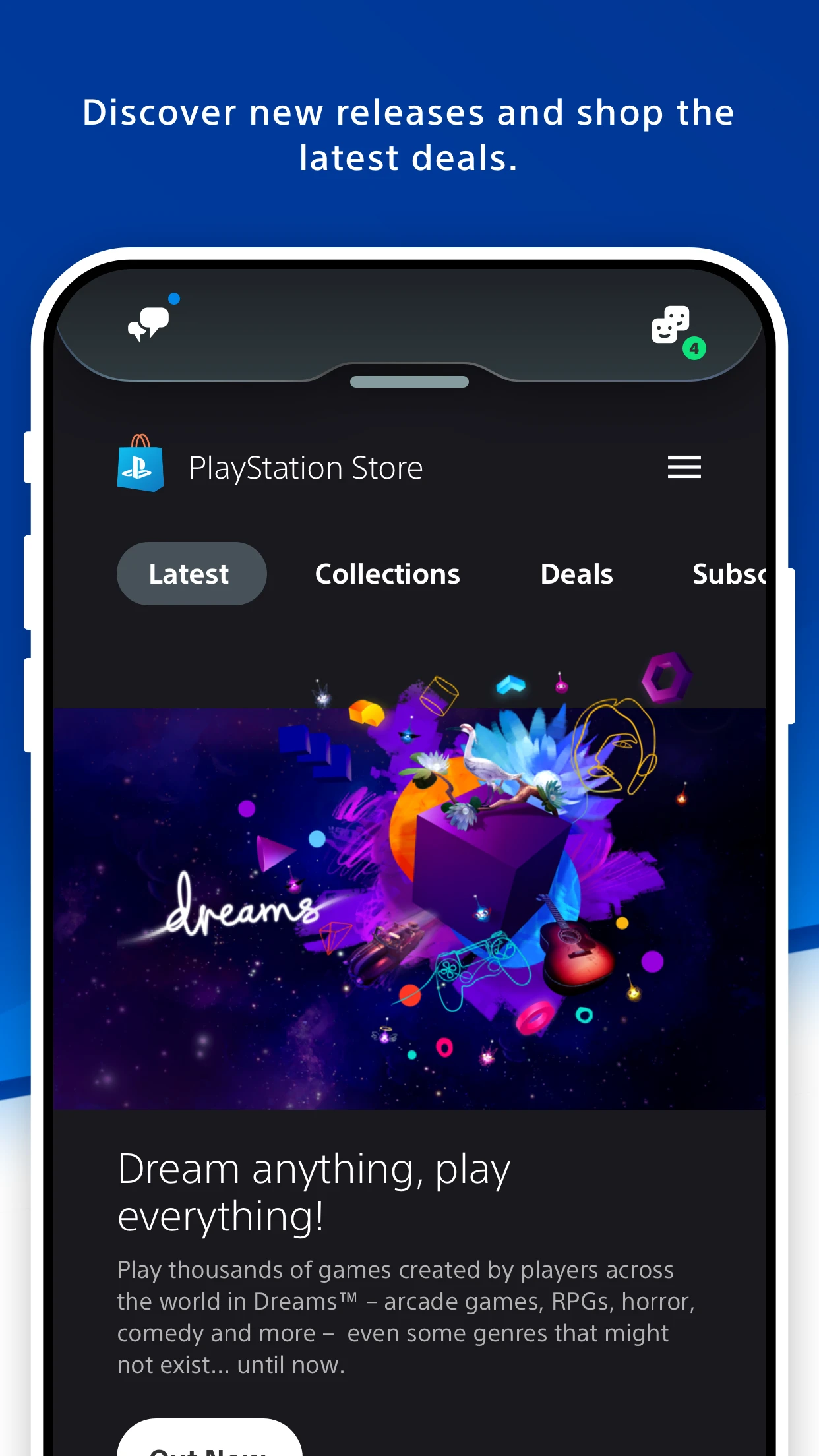 PlayStation App app store screenshot 4 — Unknown (iOS)