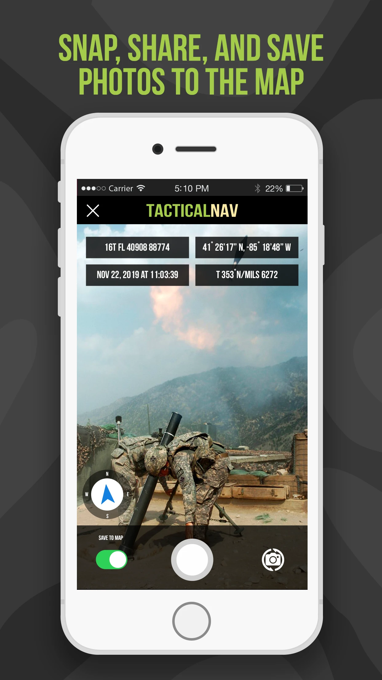 Tactical NAV app store screenshot 4 — Unknown (iOS)