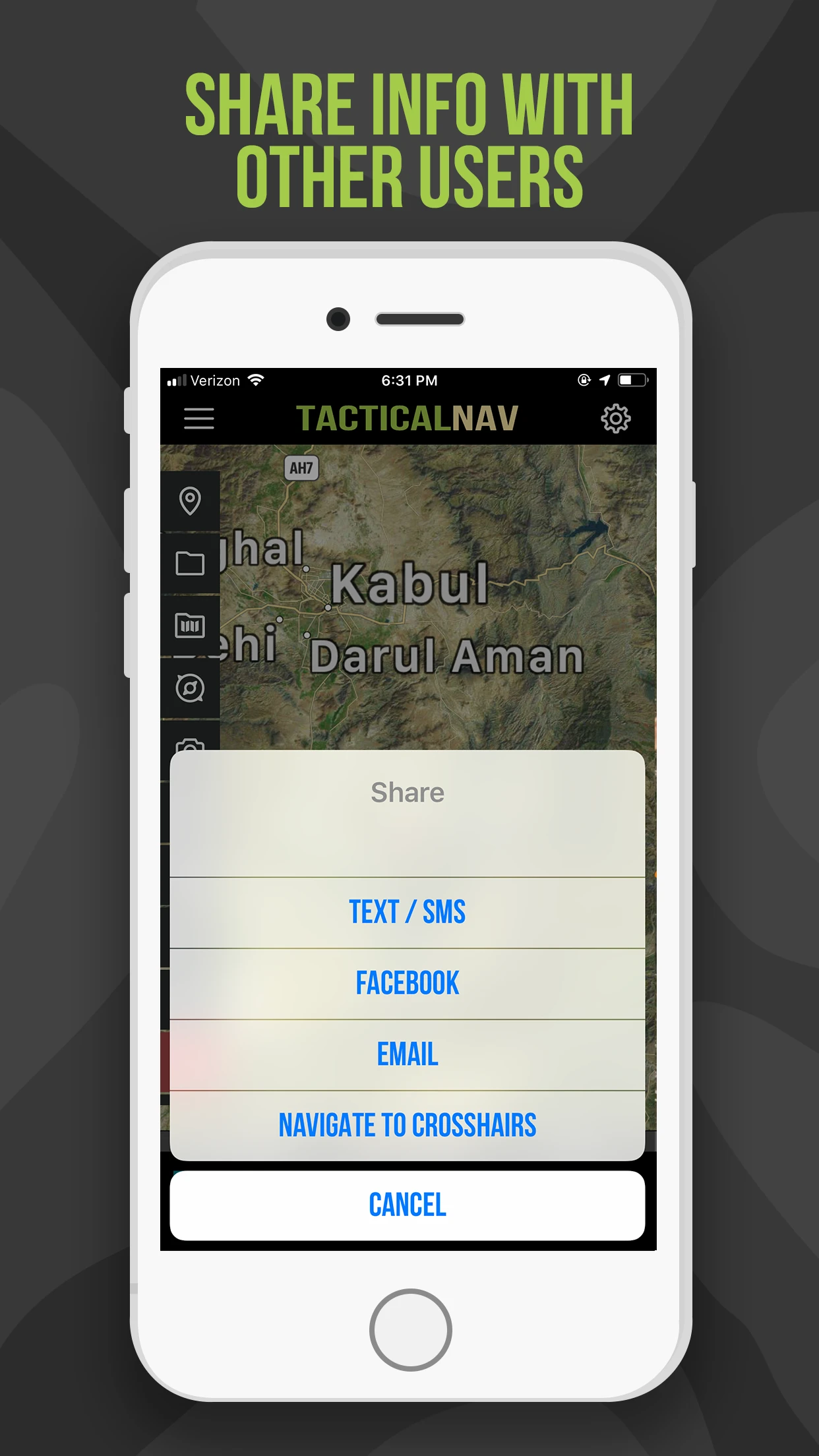 Tactical NAV app store screenshot 9 — Unknown (iOS)