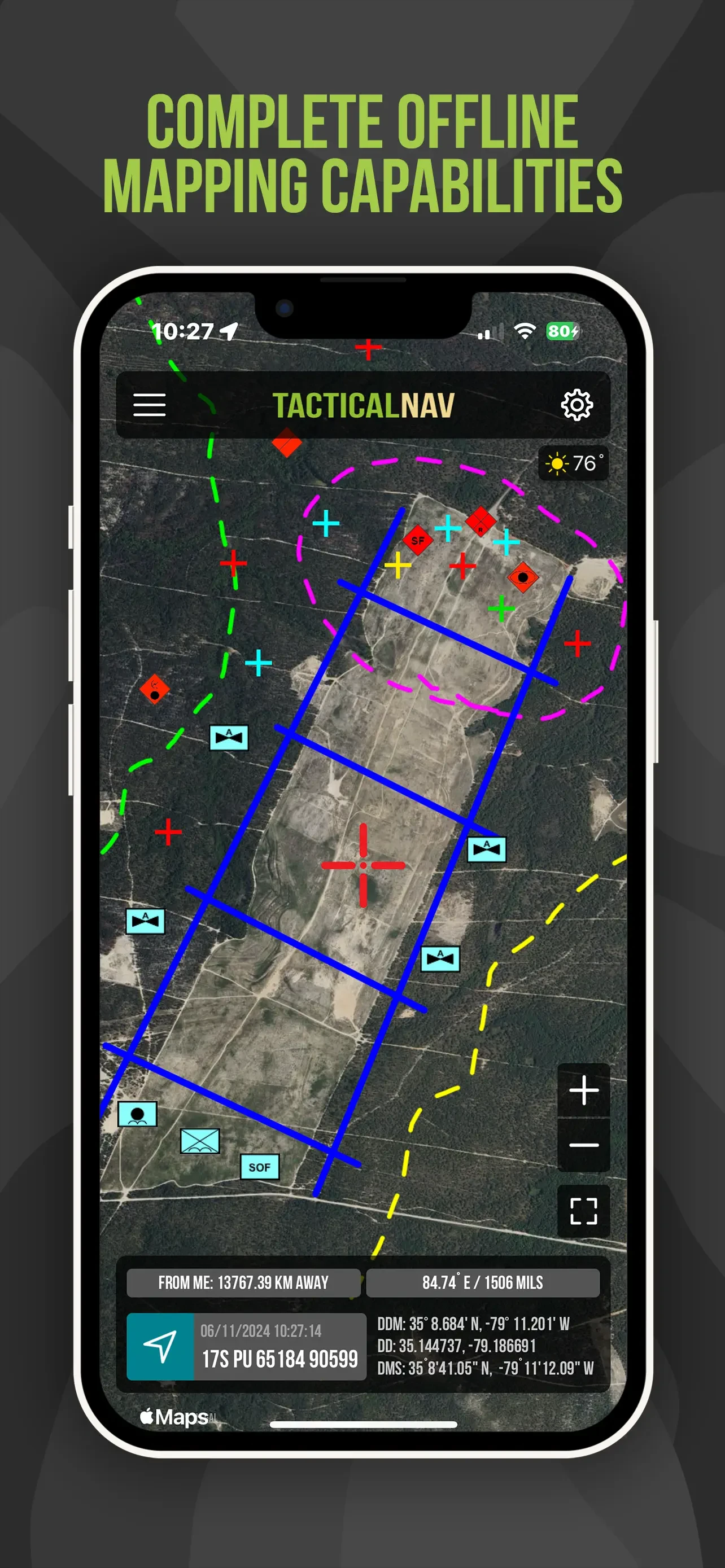 Tactical NAV app store screenshot 2 — Unknown (iOS)