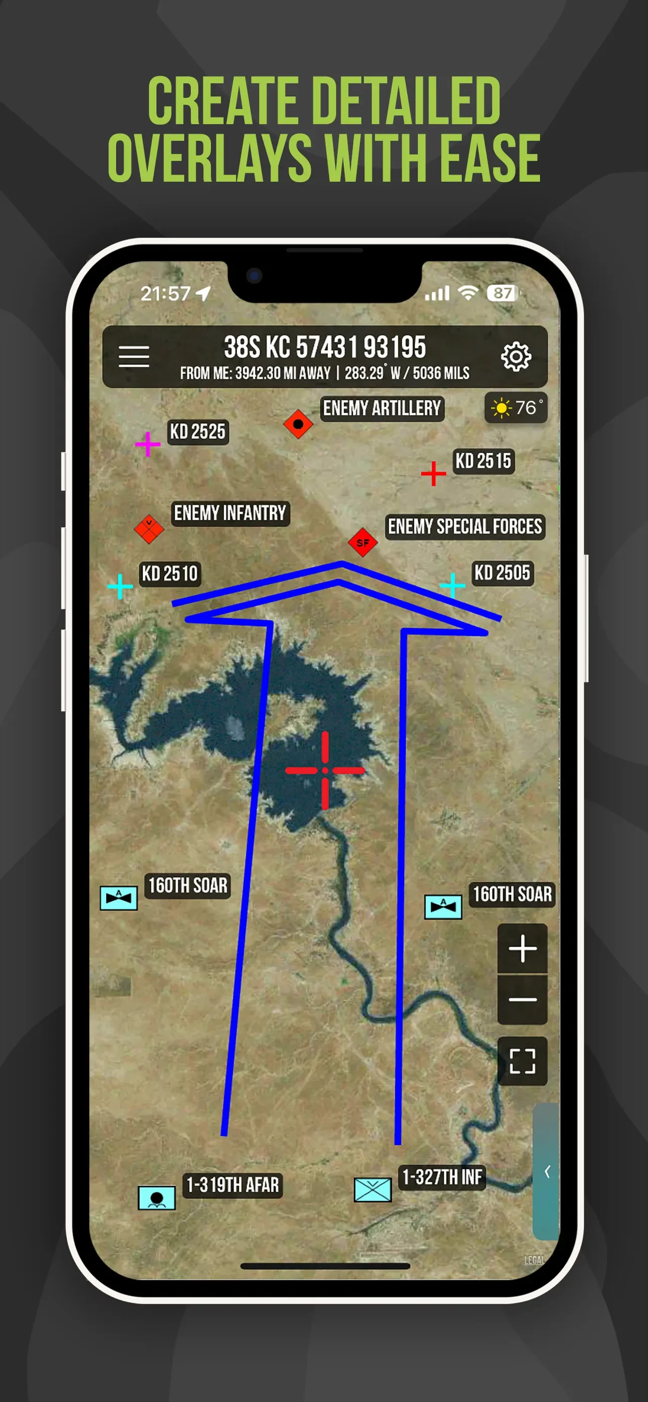 Tactical NAV app store screenshot 3 — Unknown (iOS)