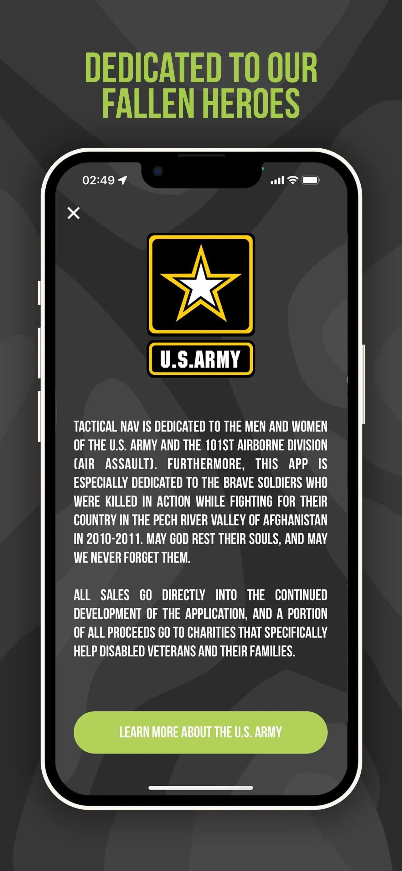 Tactical NAV app store screenshot 9 — Unknown (iOS)