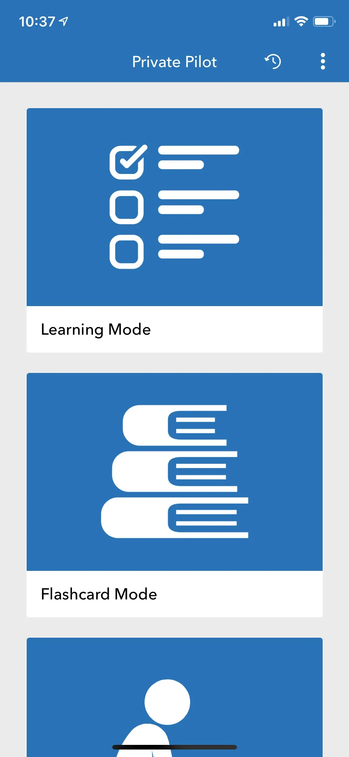 Private Pilot Test Prep app store screenshot 1 — Unknown (iOS)
