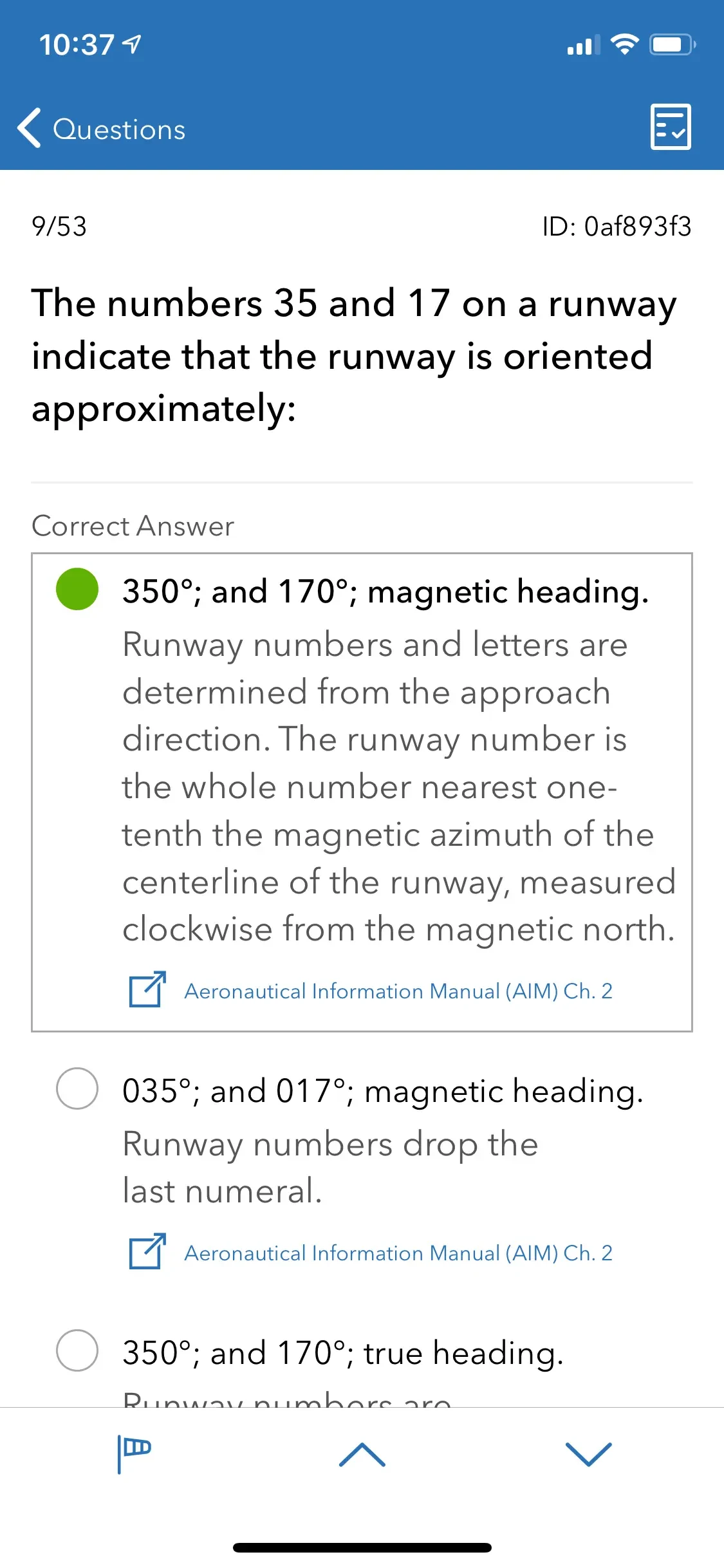 Private Pilot Test Prep app store screenshot 3 — Unknown (iOS)