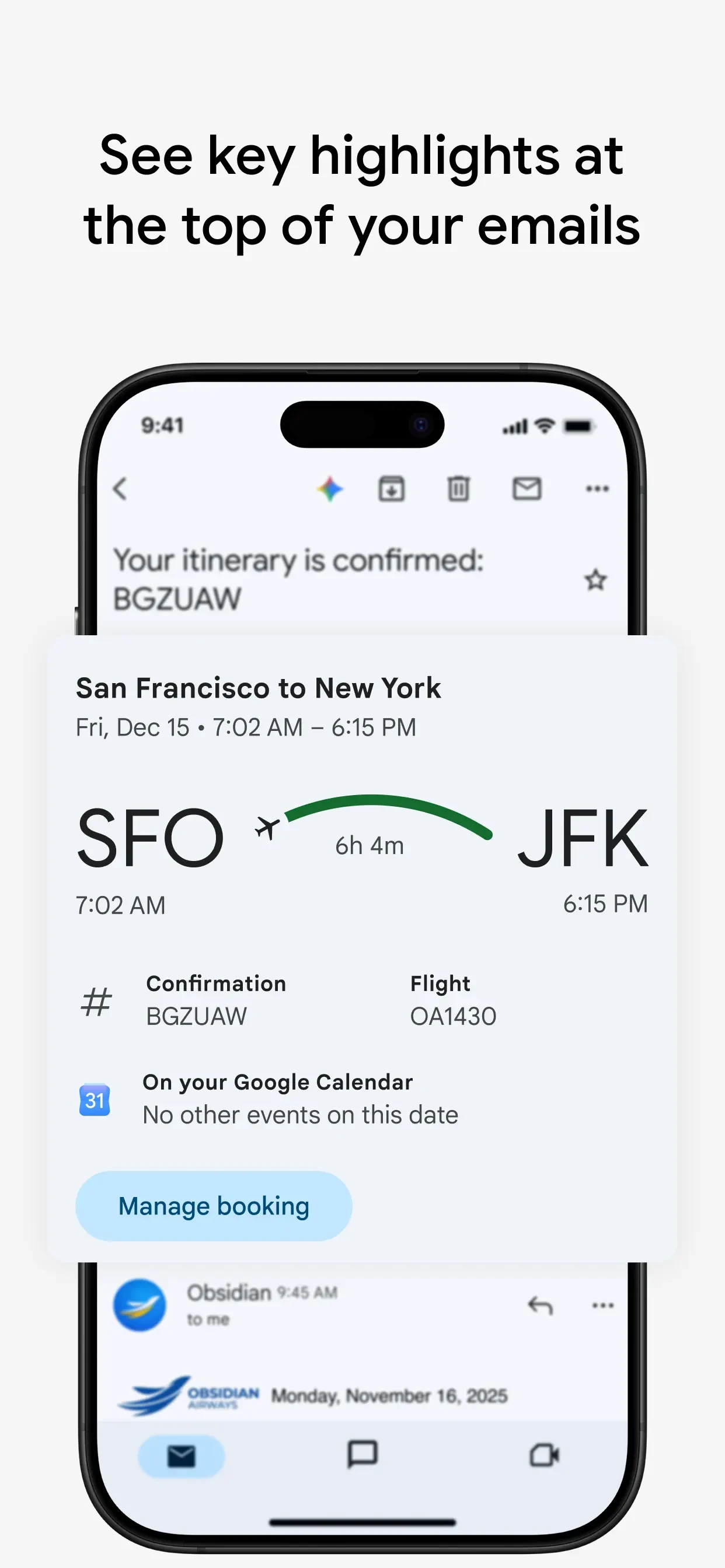 Gmail - Email by Google app store screenshot 2 — Productivity (iOS)