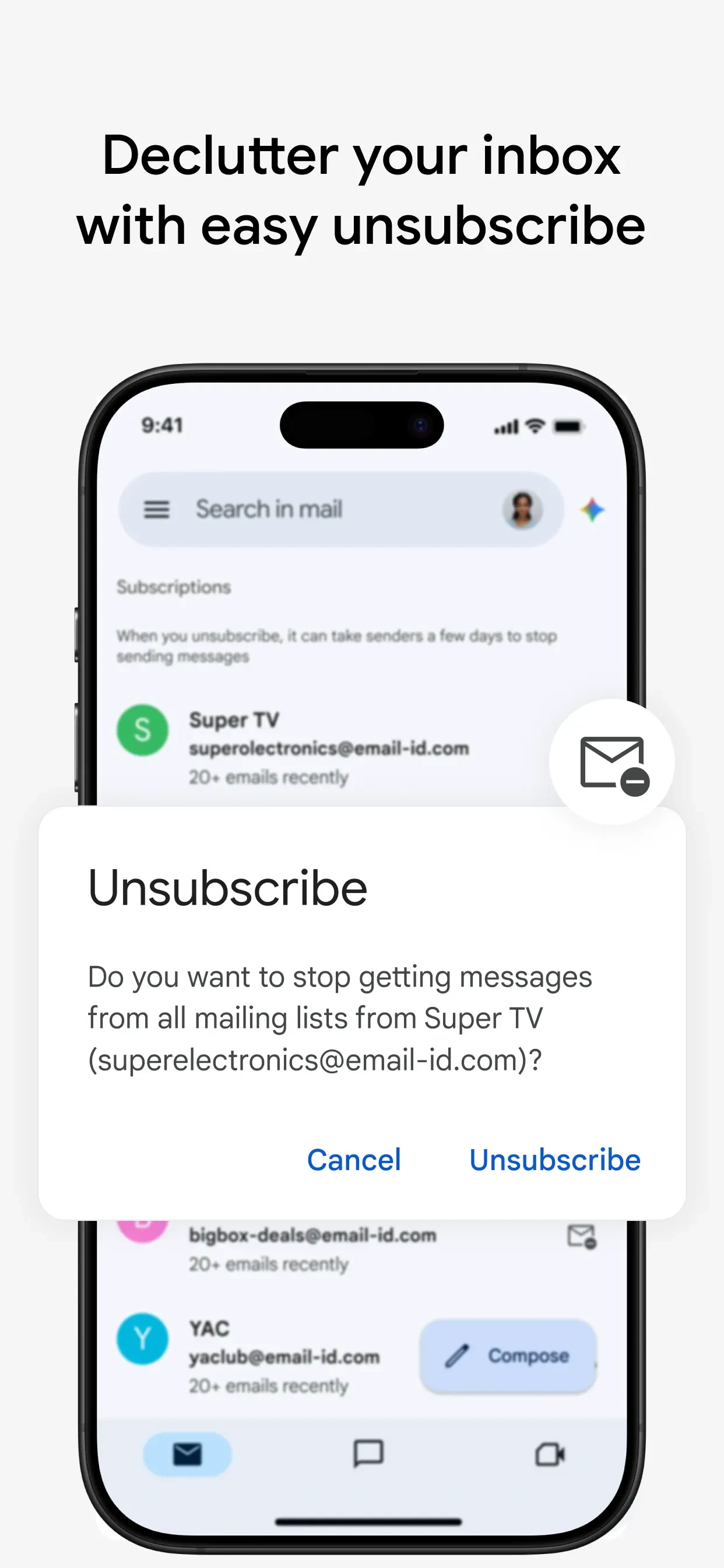 Gmail - Email by Google app store screenshot 3 — Productivity (iOS)