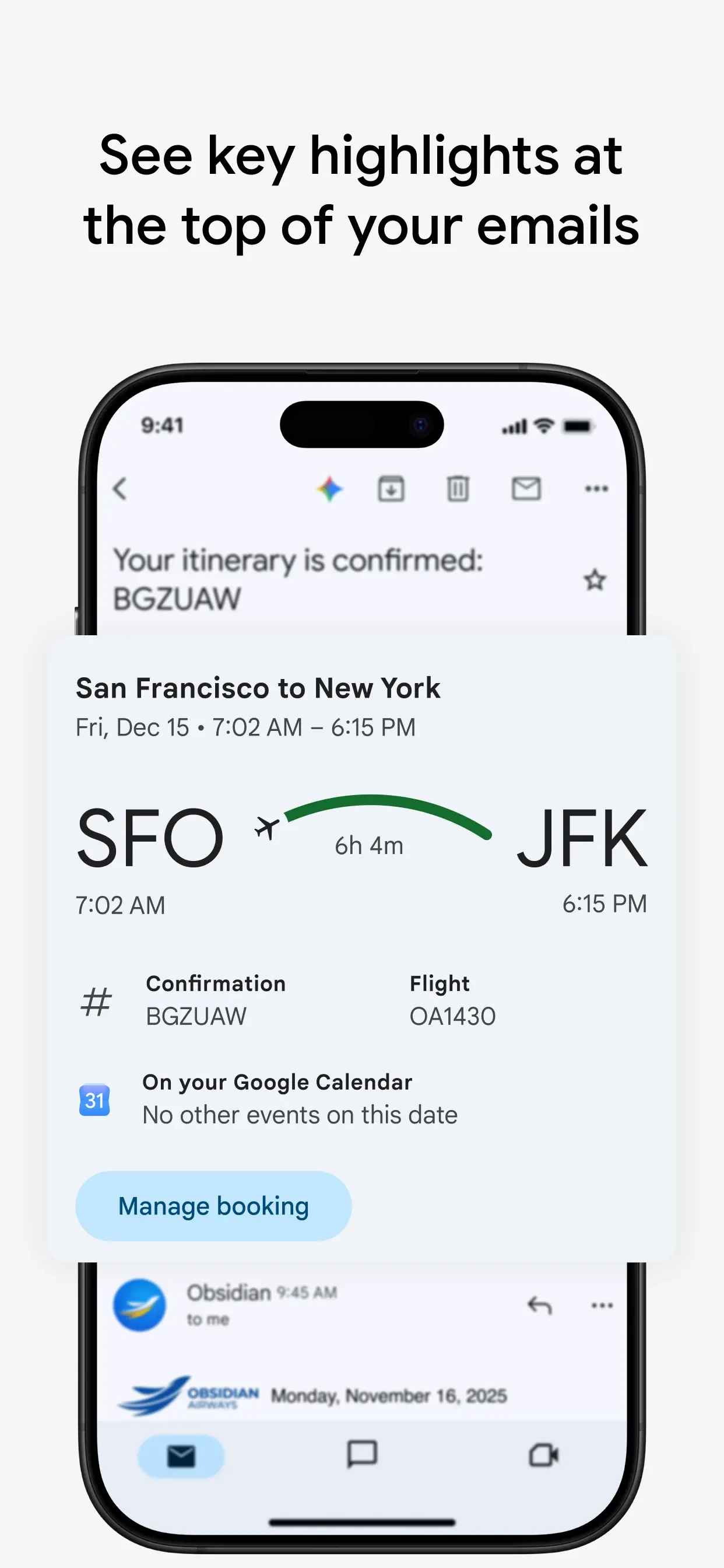 Gmail - Email by Google app store screenshot 2 — Productivity (iOS)