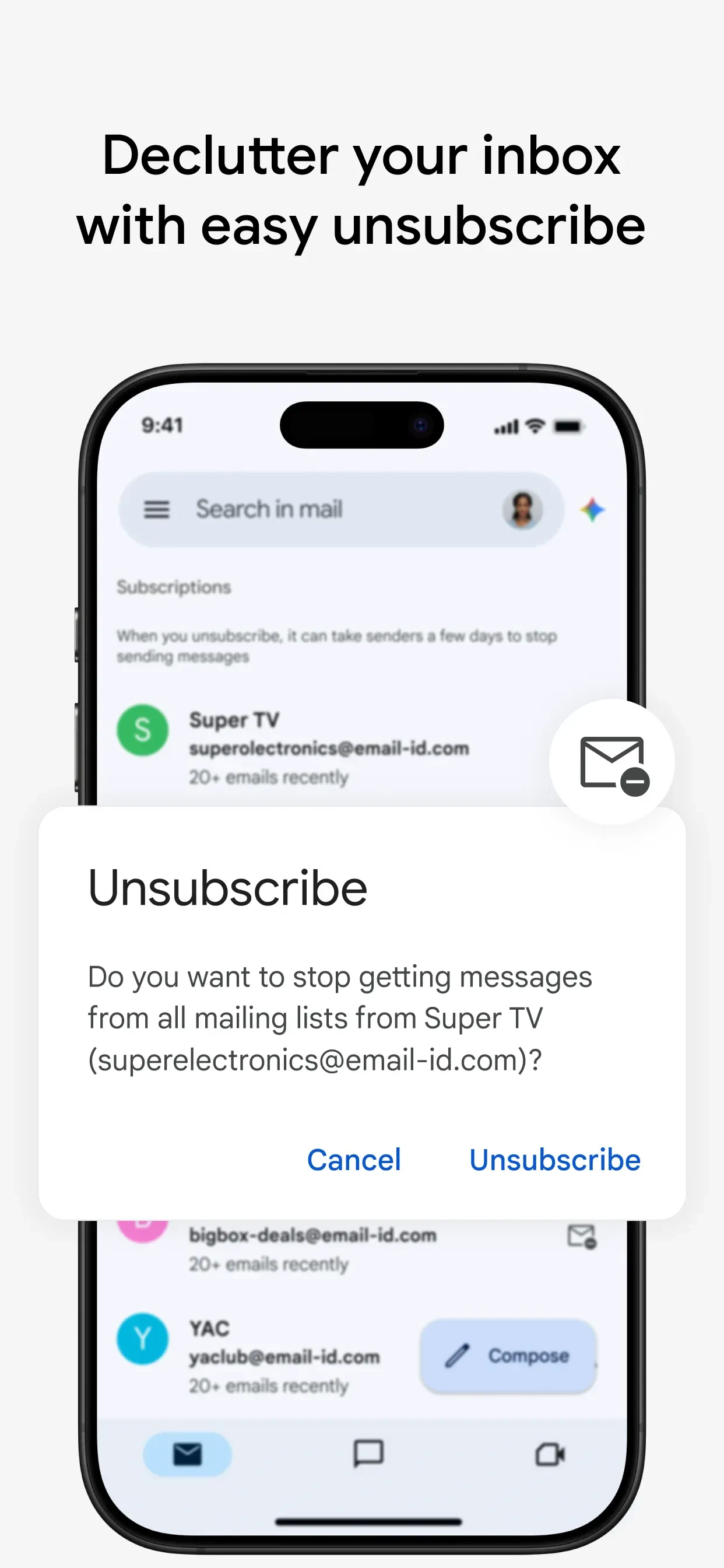 Gmail - Email by Google app store screenshot 3 — Productivity (iOS)