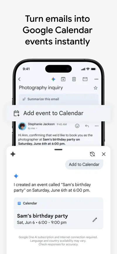 Gmail - Email by Google app store screenshot 8 — Productivity (iOS)