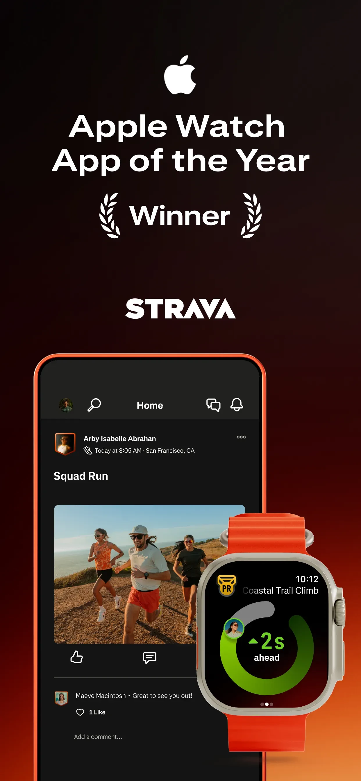 Strava: Run, Bike, Walk app store screenshot 1 — Health & Fitness (iOS)