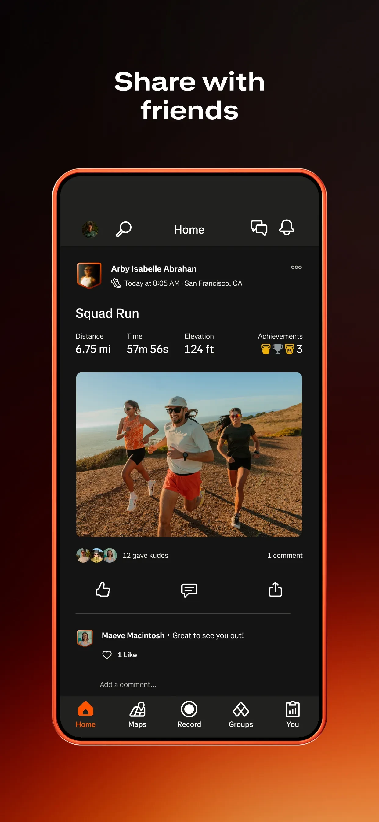 Strava: Run, Bike, Walk app store screenshot 6 — Health & Fitness (iOS)