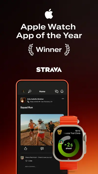 Strava: Run, Bike, Walk app store screenshot 1 — Health & Fitness (iOS)