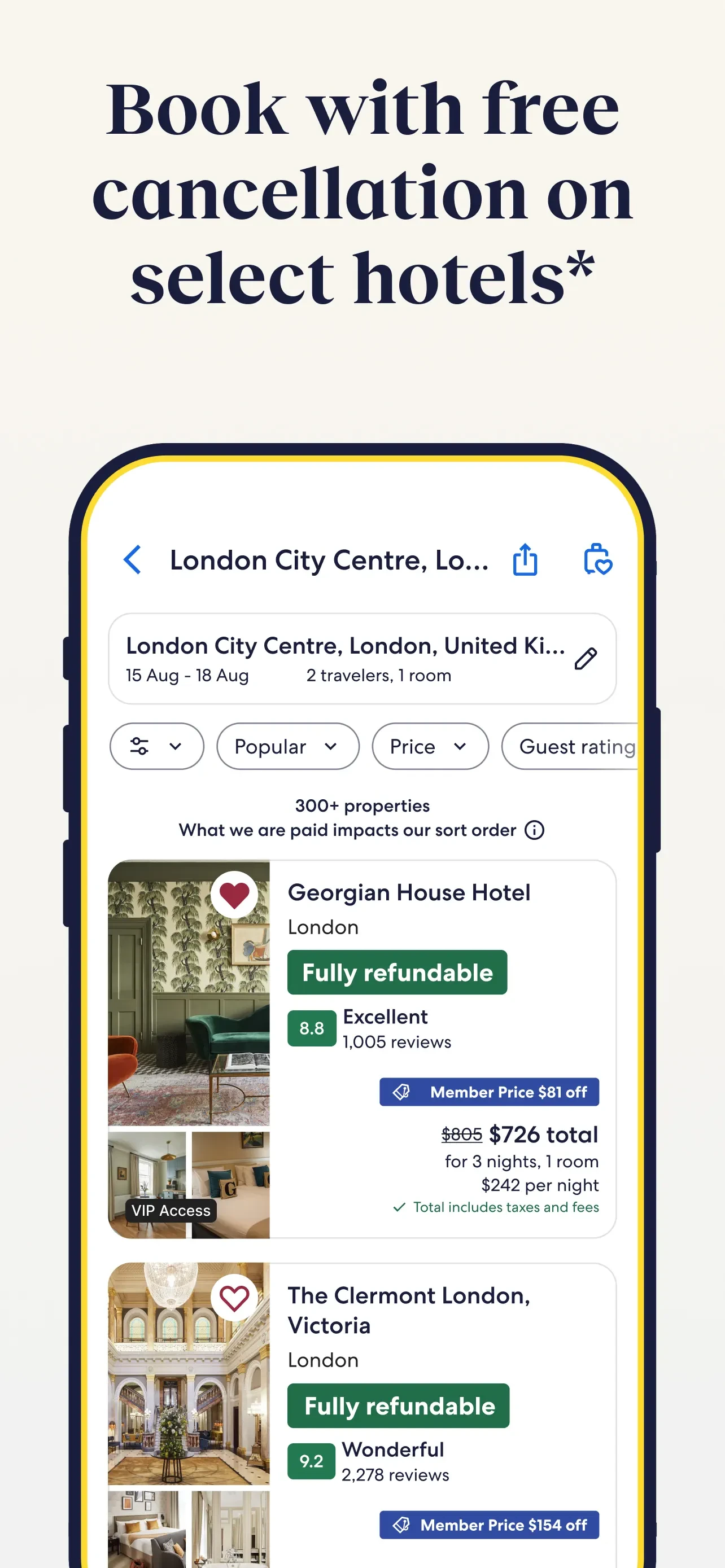 Expedia: Hotels, Flights, Cars app store screenshot 7 — Travel (iOS)