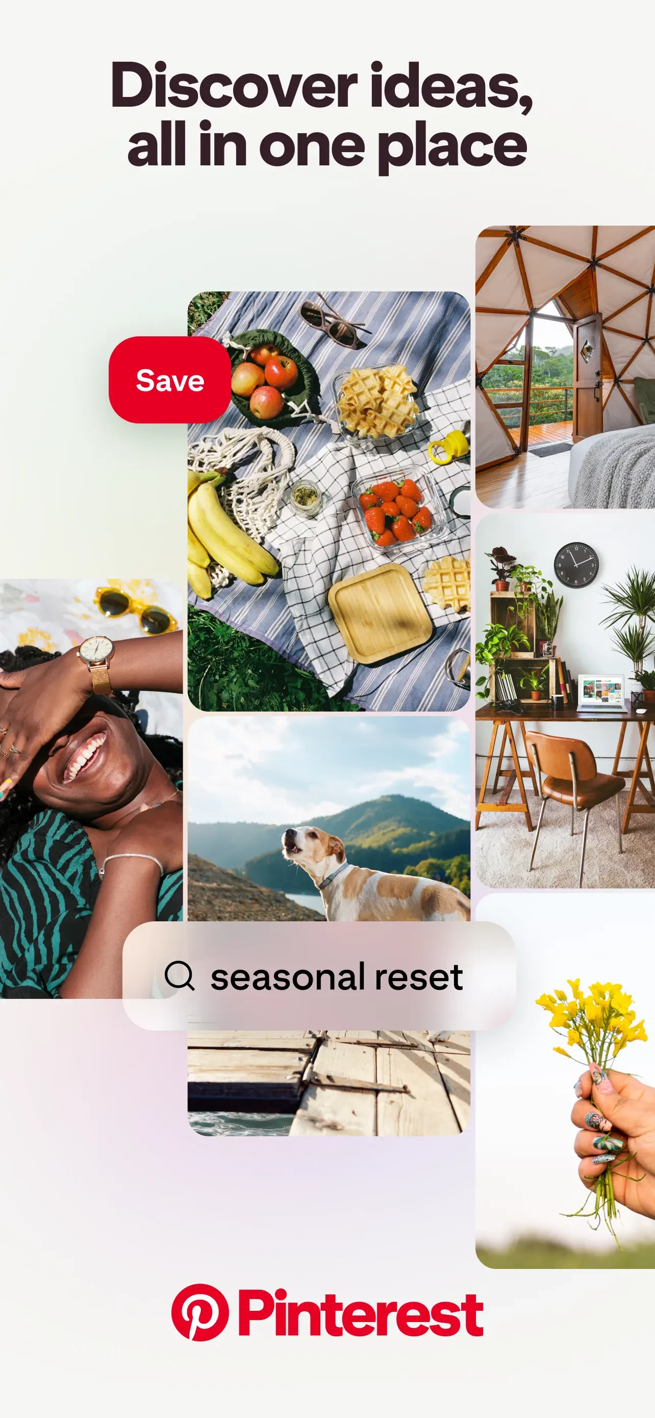 Pinterest app store screenshot 1 — Lifestyle (iOS)