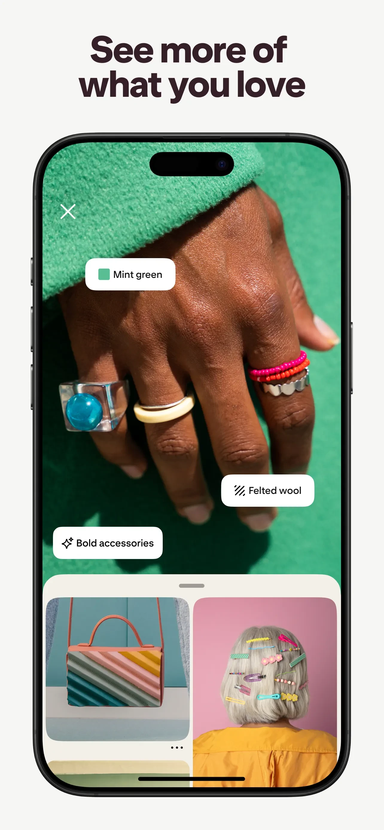 Pinterest app store screenshot 2 — Lifestyle (iOS)