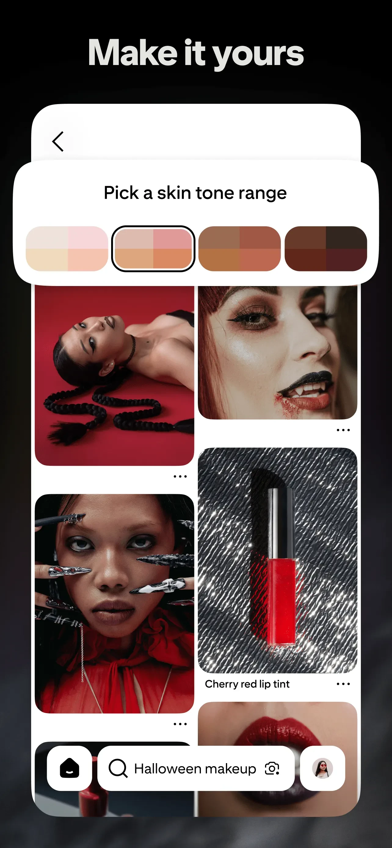Pinterest app store screenshot 5 — Lifestyle (iOS)