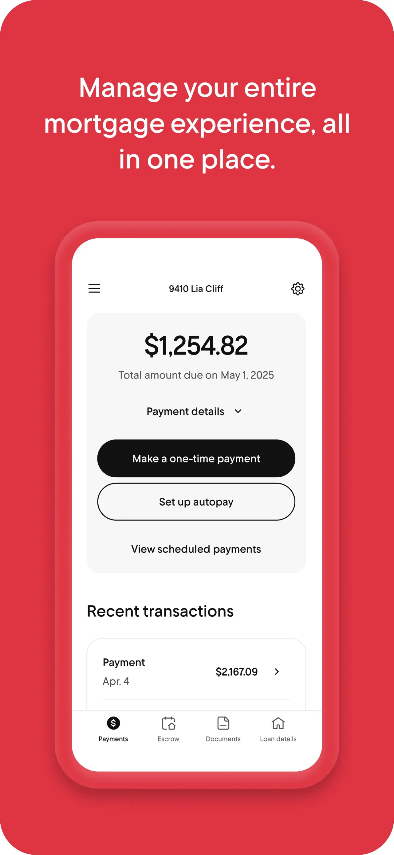 Rocket Mortgage app store screenshot 1 — Finance (iOS)