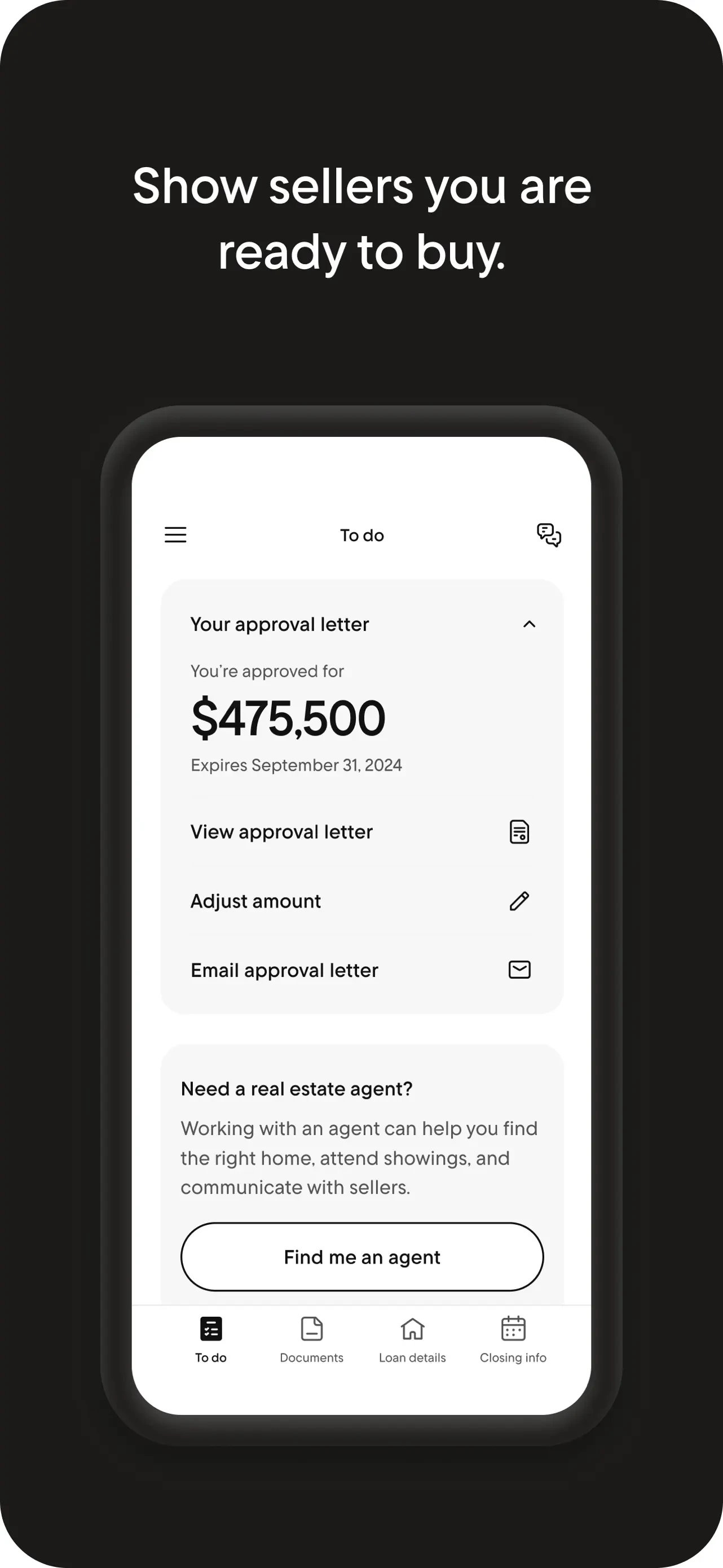 Rocket Mortgage app store screenshot 3 — Finance (iOS)