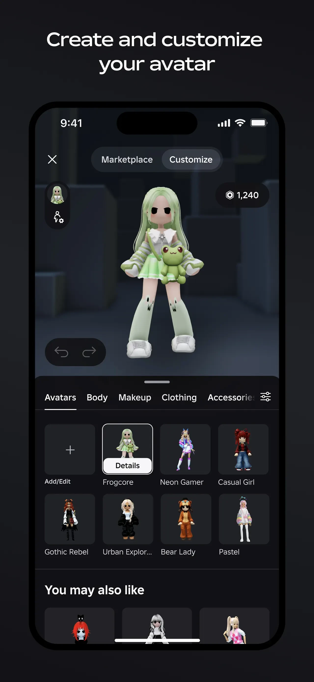 Roblox app store screenshot 3 — Games (iOS)