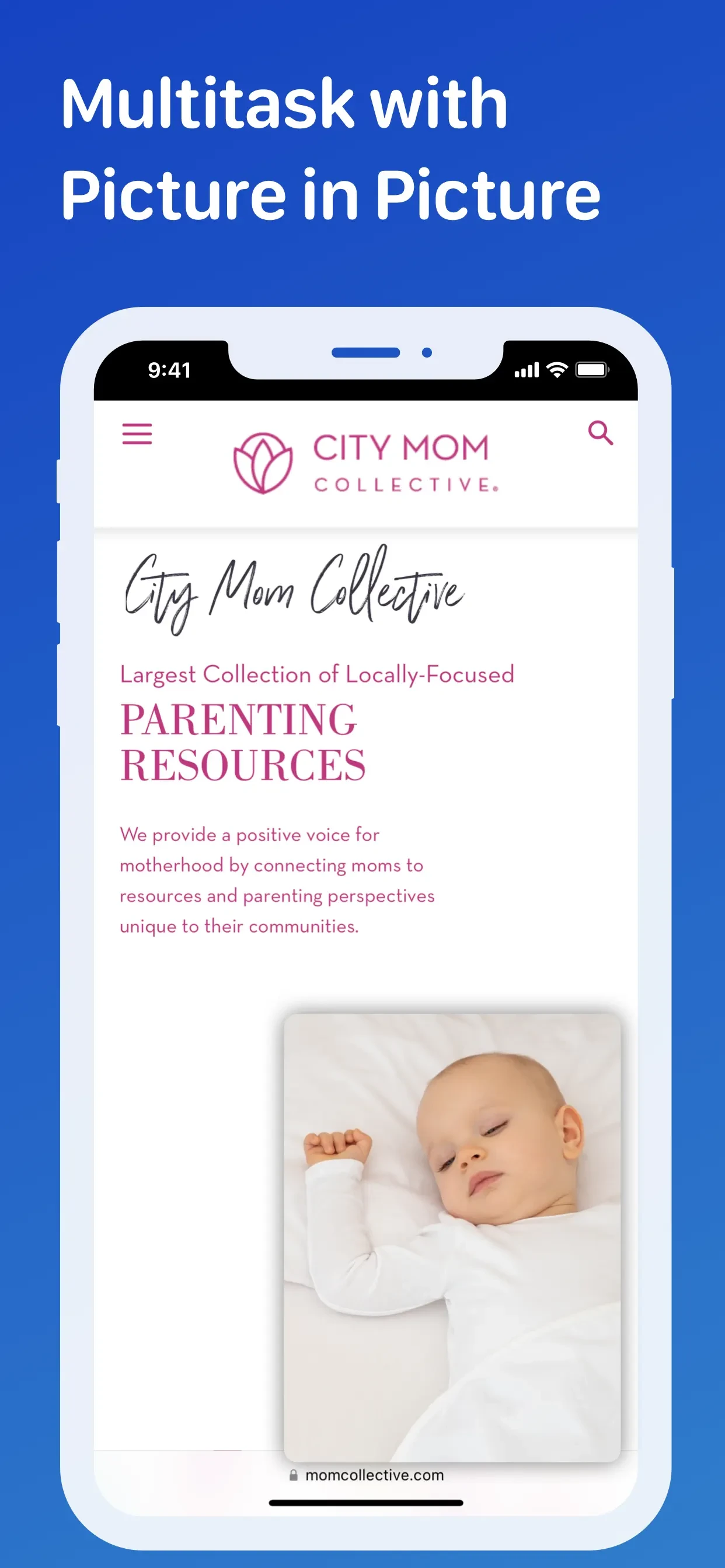 Cloud Baby Monitor app store screenshot 3 — Lifestyle (iOS)