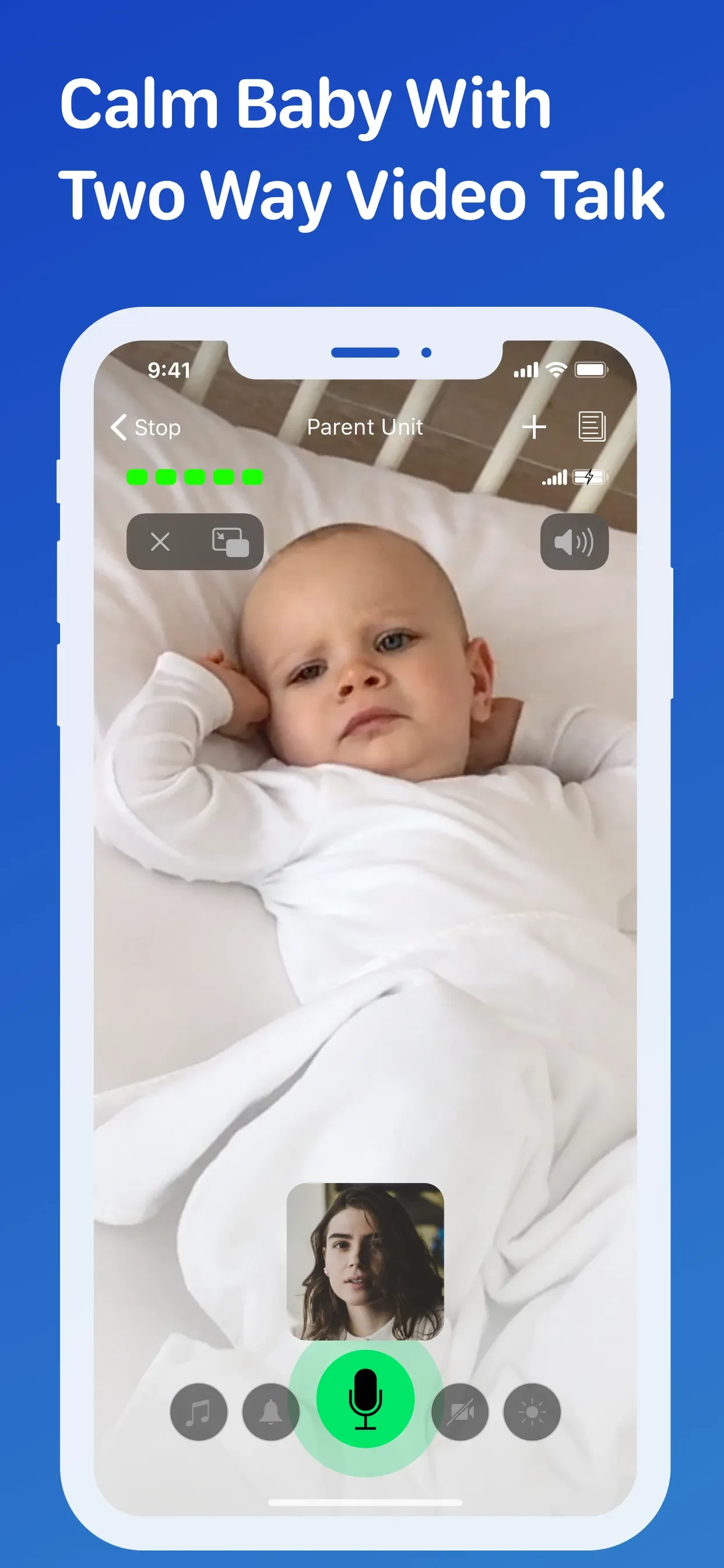 Cloud Baby Monitor app store screenshot 5 — Lifestyle (iOS)