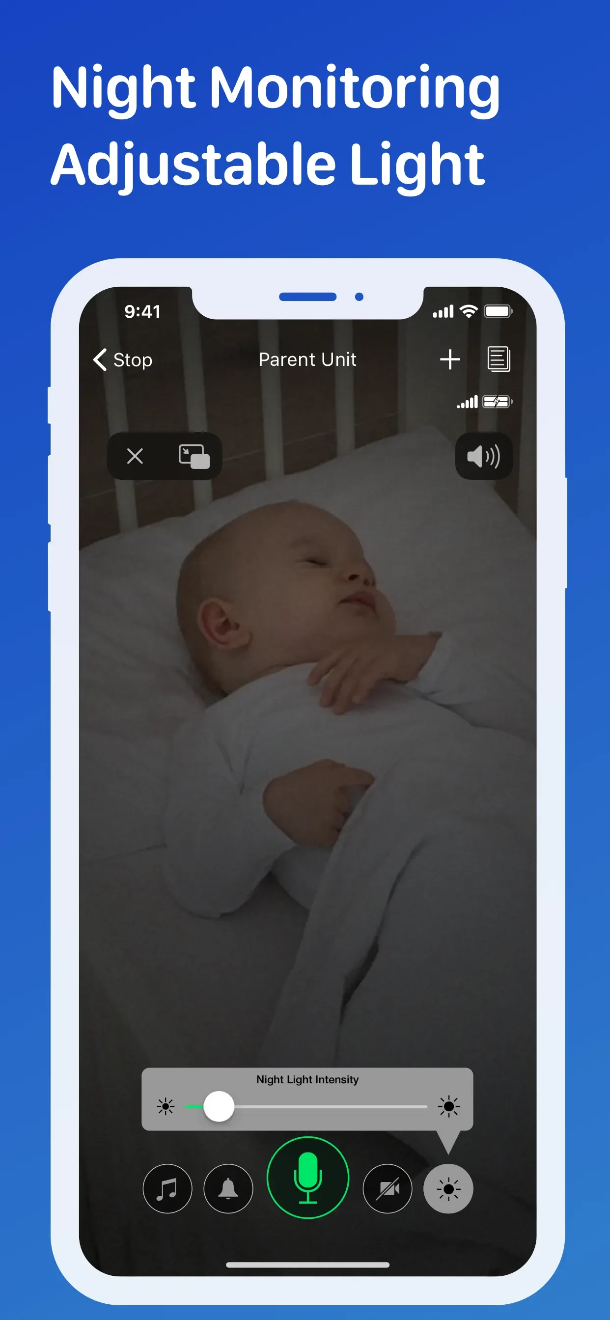 Cloud Baby Monitor app store screenshot 9 — Lifestyle (iOS)